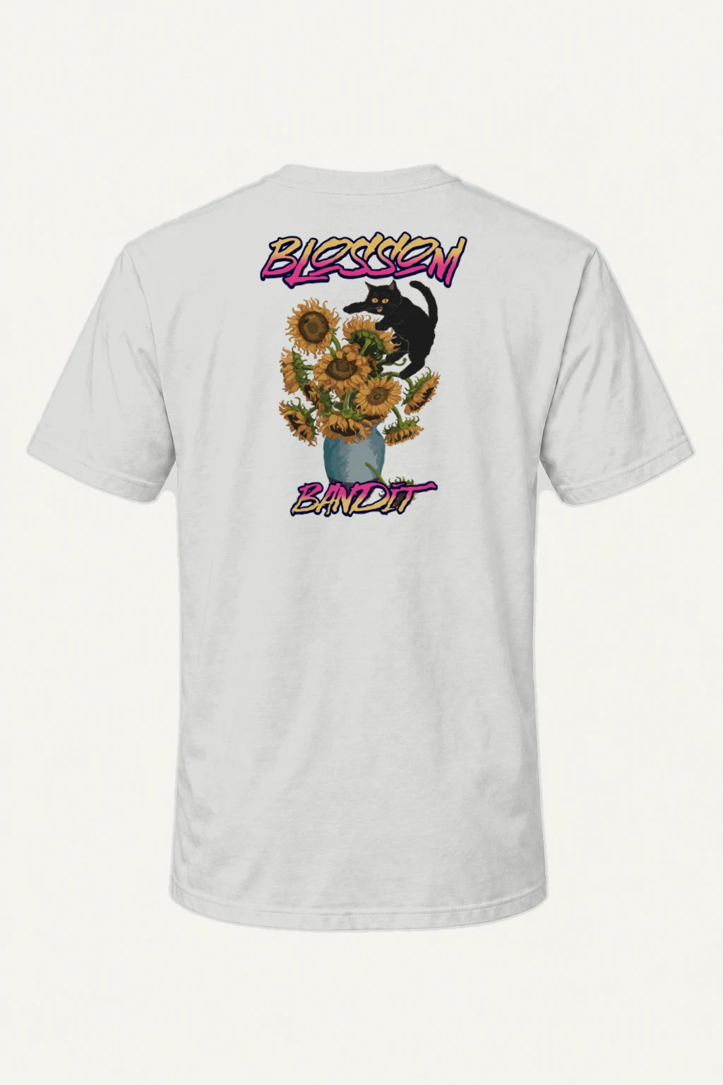 "Blossom Bandit" Heavyweight Unisex Crewneck T-shirt | Gildan 5000