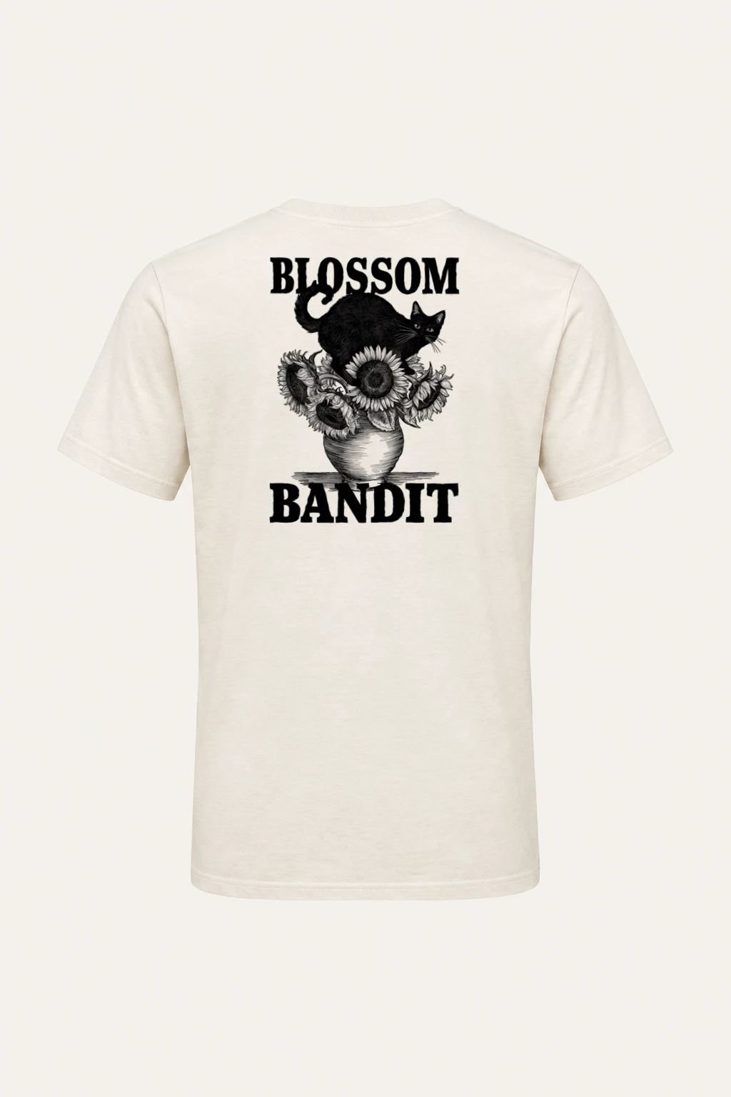 "Blossom Bandit" Heavyweight Unisex Crewneck T-shirt | Gildan 5000