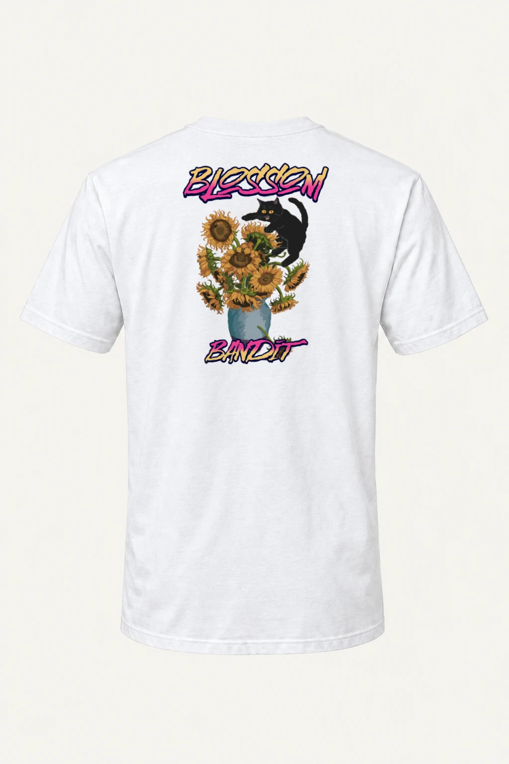 "Blossom Bandit" Heavyweight Unisex Crewneck T-shirt | Gildan 5000