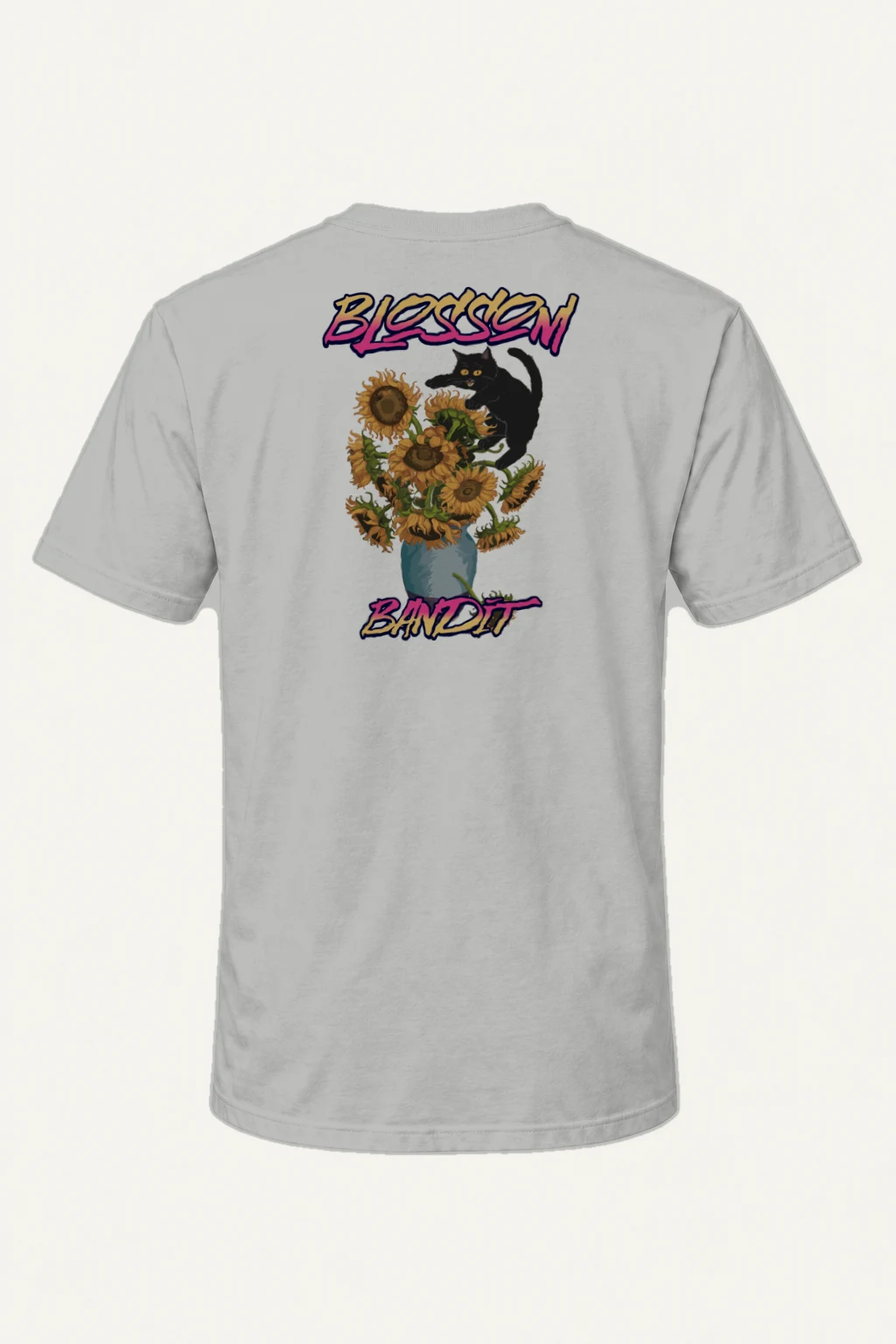 "Blossom Bandit" Heavyweight Unisex Crewneck T-shirt | Gildan 5000