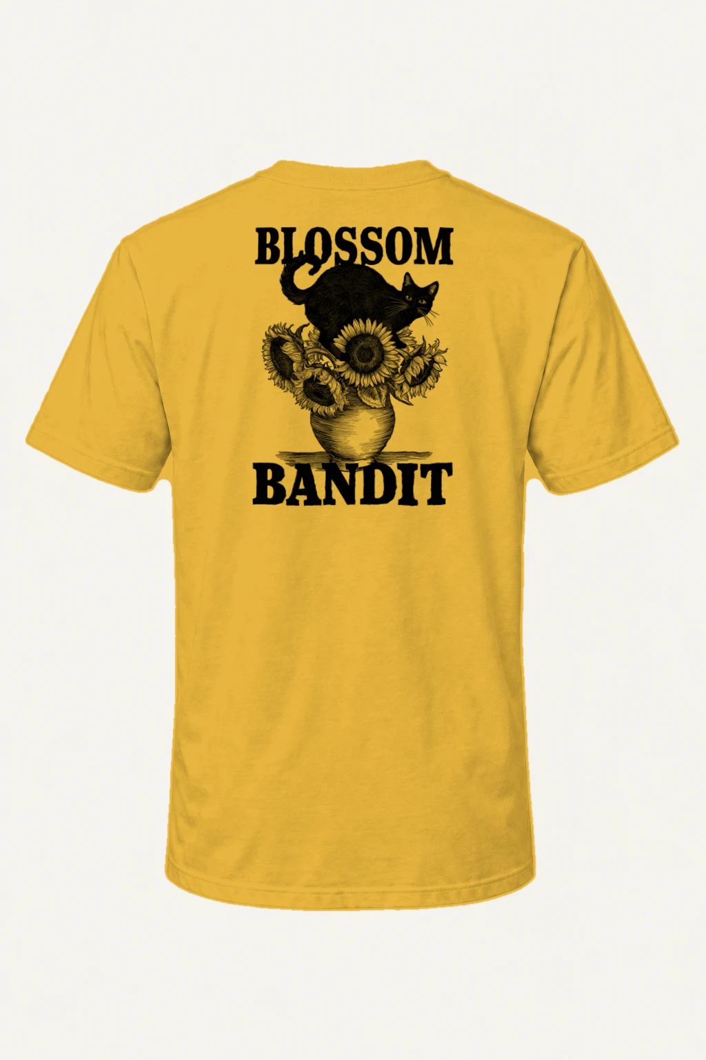"Blossom Bandit" Heavyweight Unisex Crewneck T-shirt | Gildan 5000