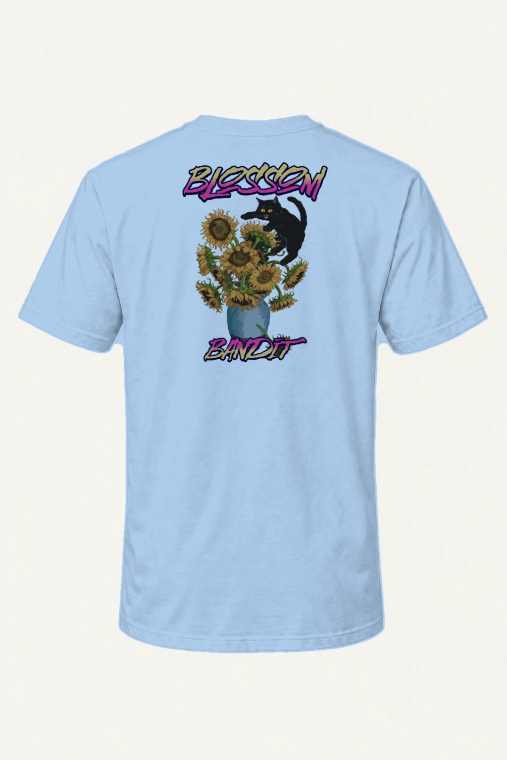 "Blossom Bandit" Heavyweight Unisex Crewneck T-shirt | Gildan 5000