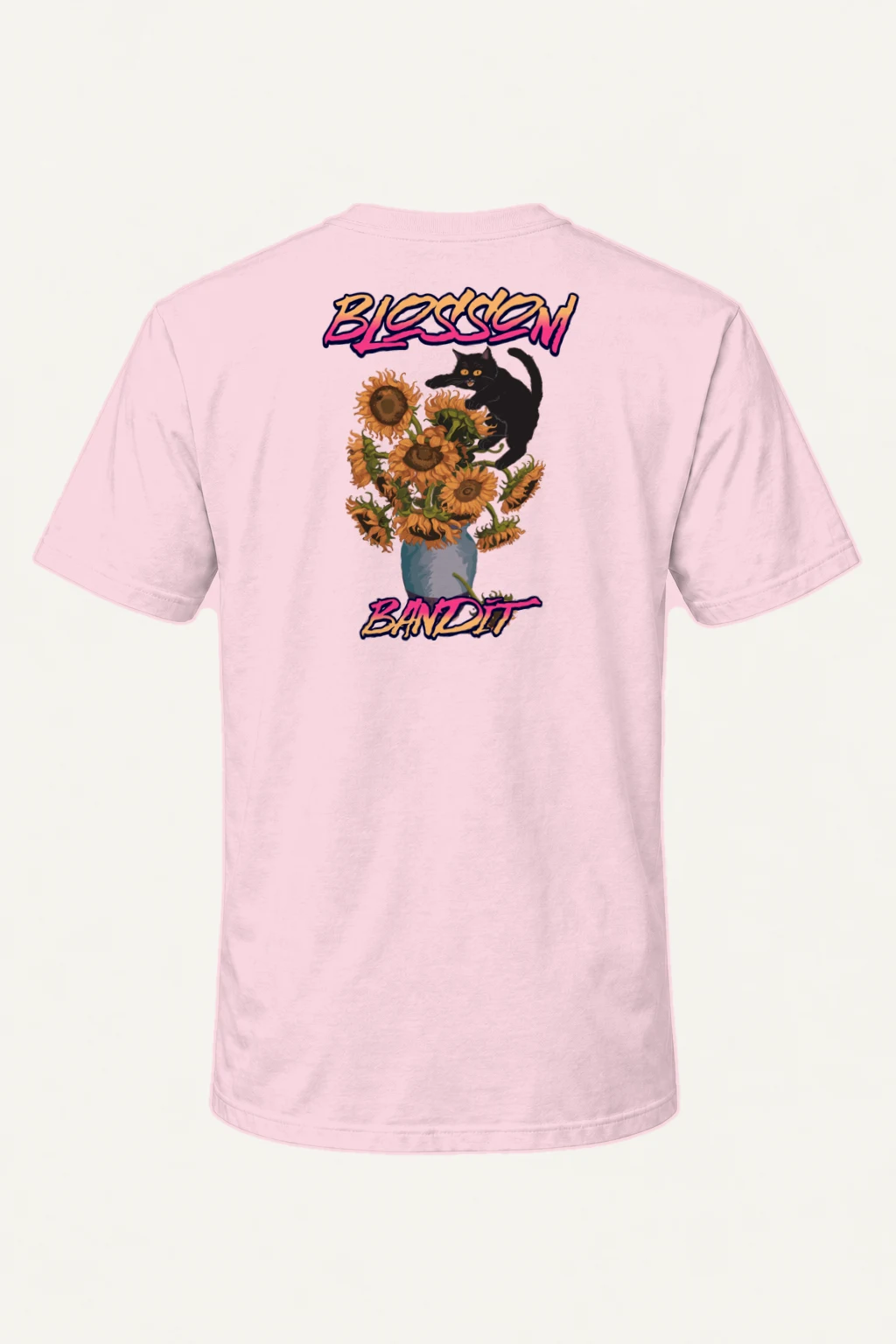 "Blossom Bandit" Heavyweight Unisex Crewneck T-shirt | Gildan 5000