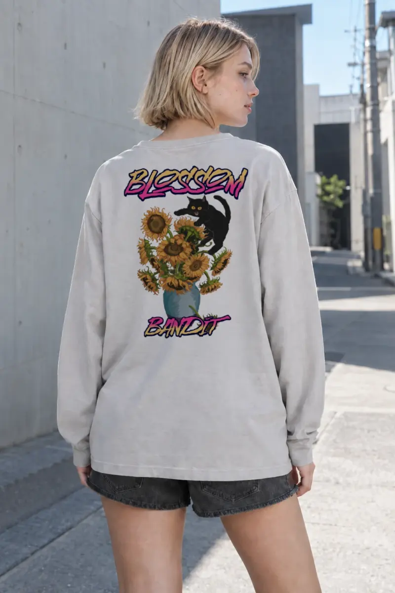 "Blossom Bandit" Unisex Longsleeve T-shirt | Gildan 2400