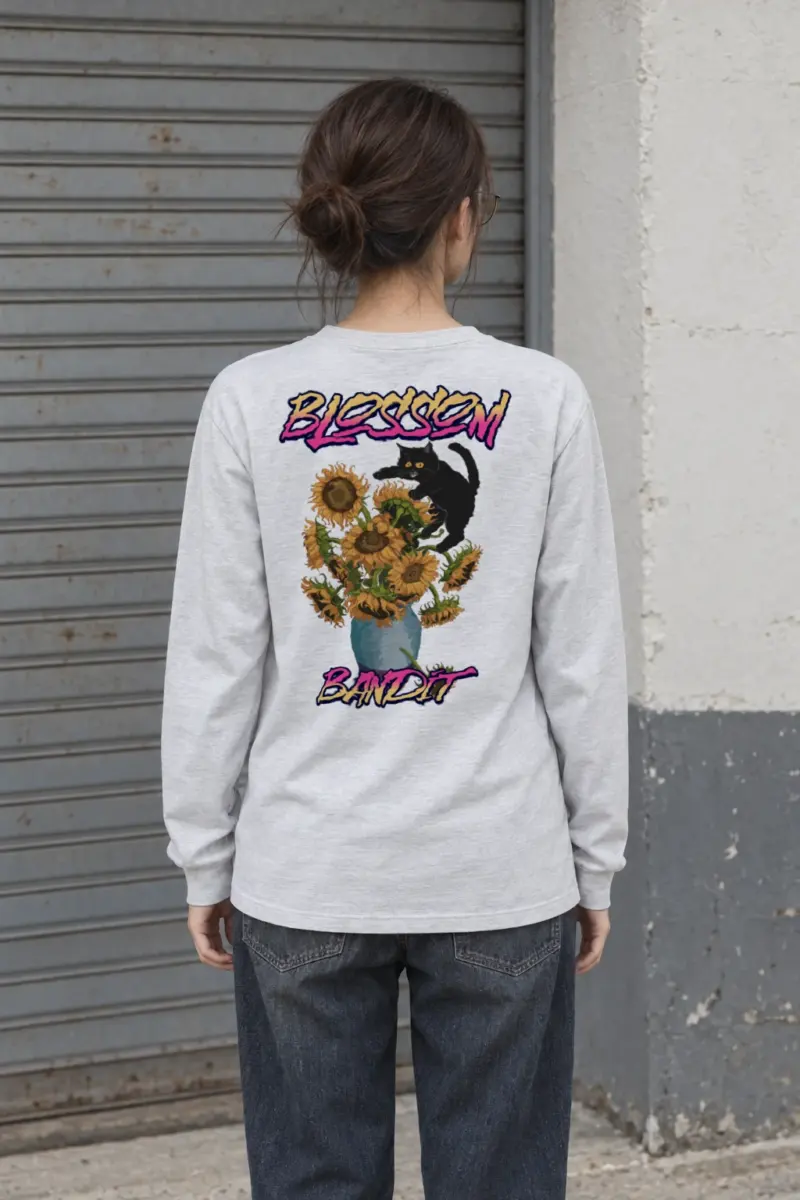 "Blossom Bandit" Unisex Longsleeve T-shirt | Gildan 2400