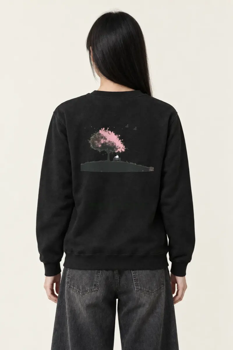 "Blossom Bench" Heavy Blend Unisex Crewneck Sweatshirt