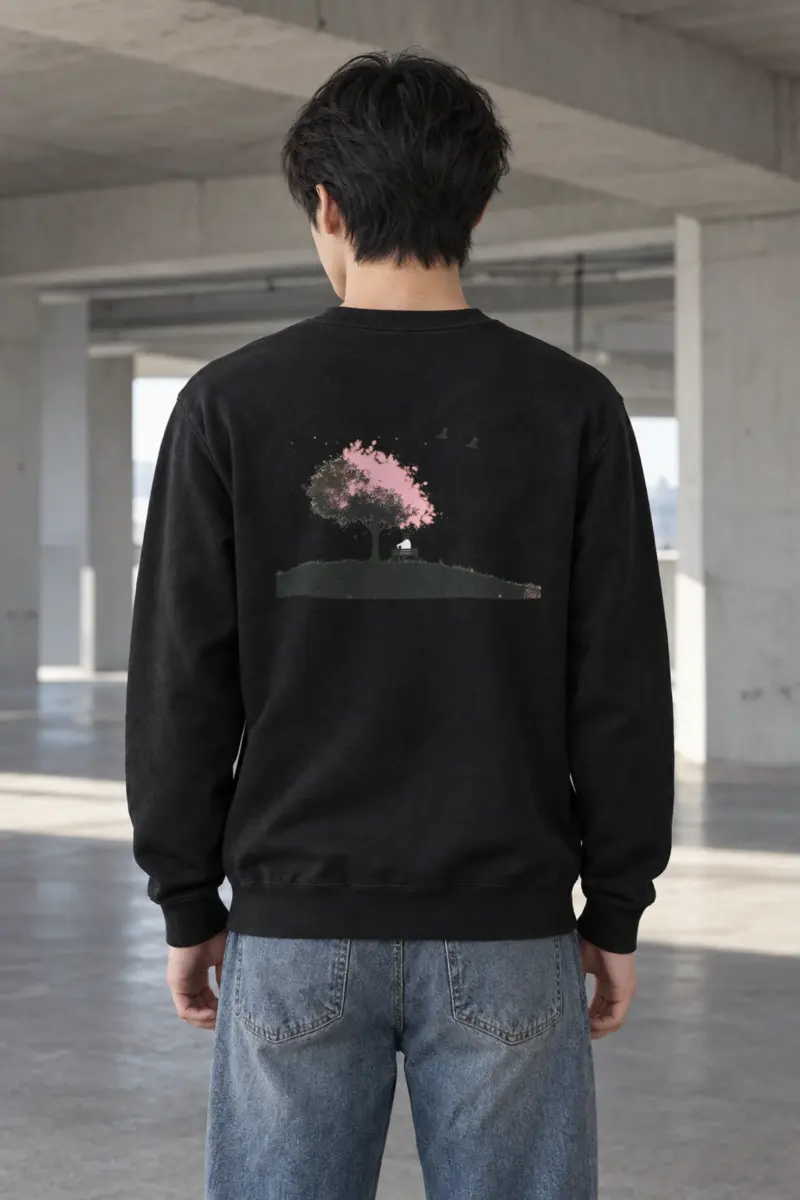 "Blossom Bench" Heavy Blend Unisex Crewneck Sweatshirt