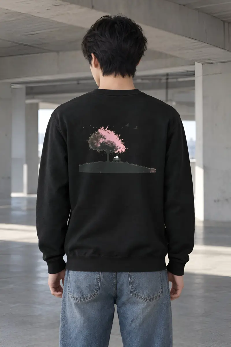 "Blossom Bench" Heavy Blend Unisex Crewneck Sweatshirt