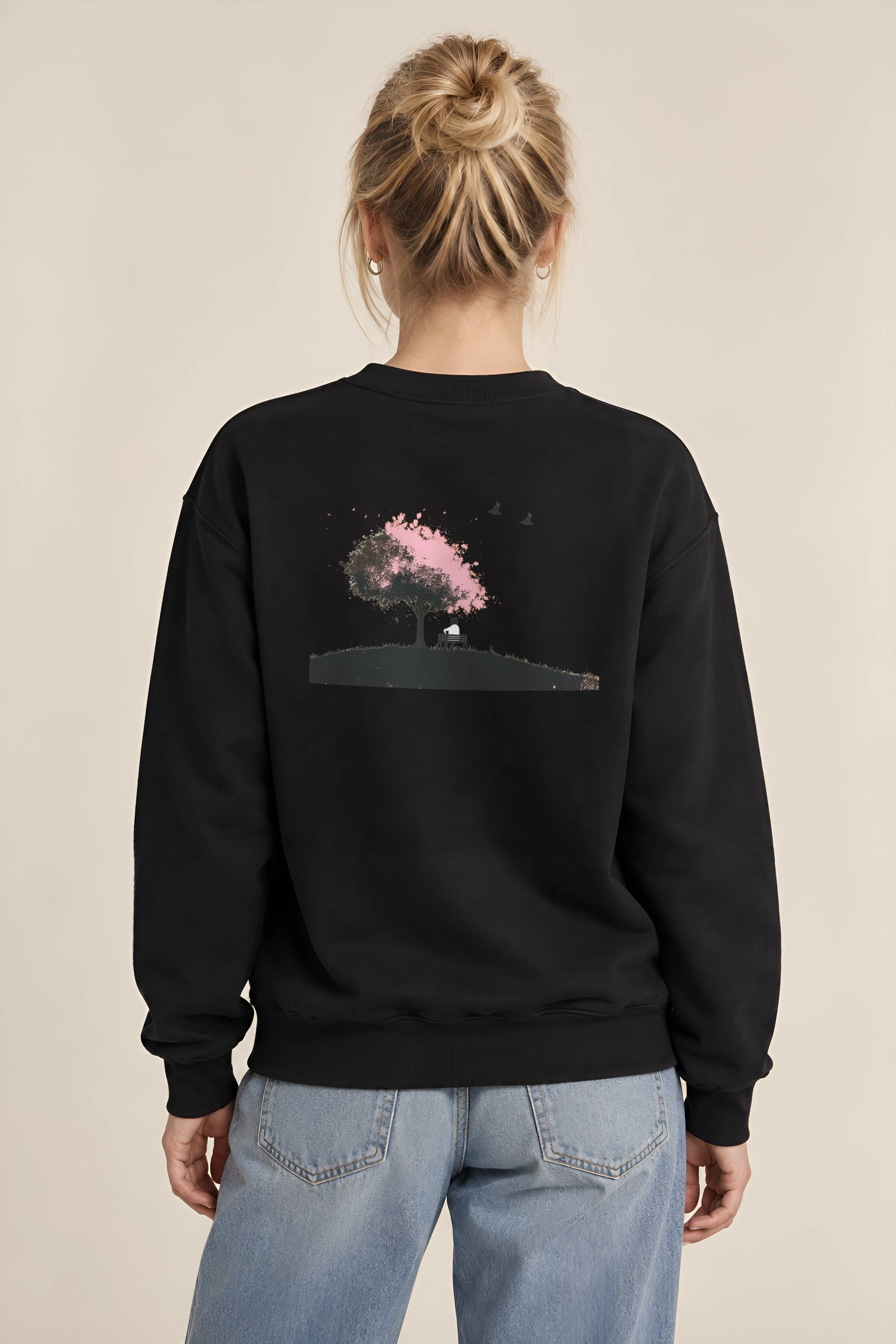 "Blossom Bench" 1 Crewneck Sweatshirt