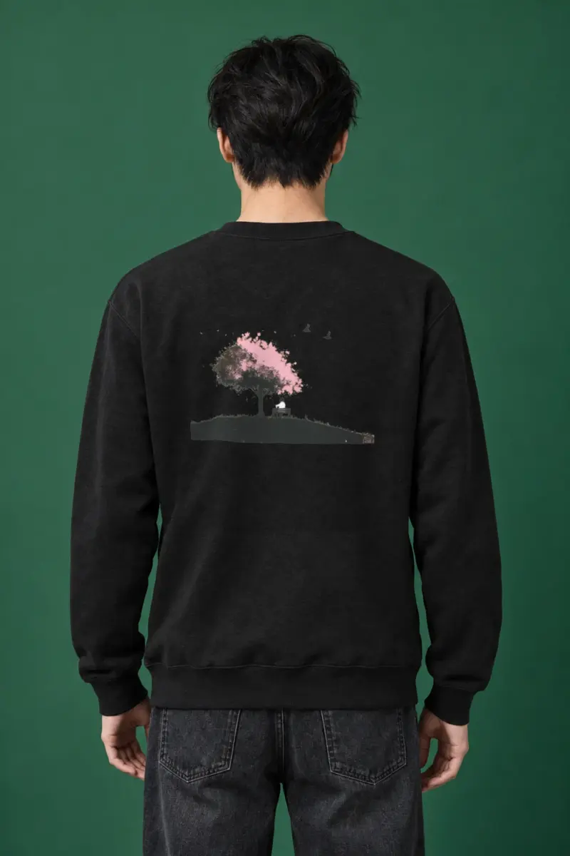 "Blossom Bench" Heavy Blend Unisex Crewneck Sweatshirt