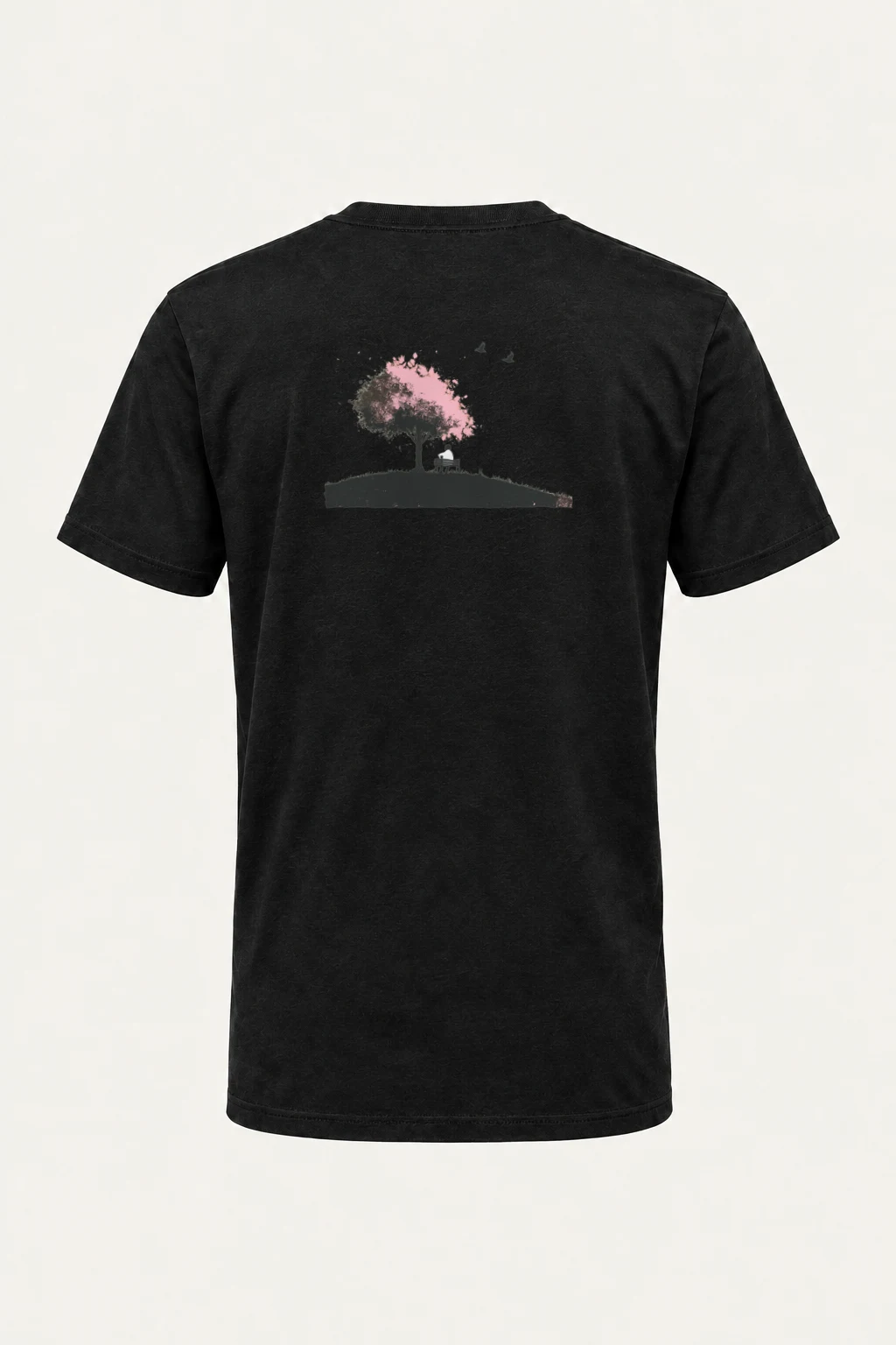 "Blossom Bench" Heavyweight Unisex Crewneck T-shirt | Gildan 5000