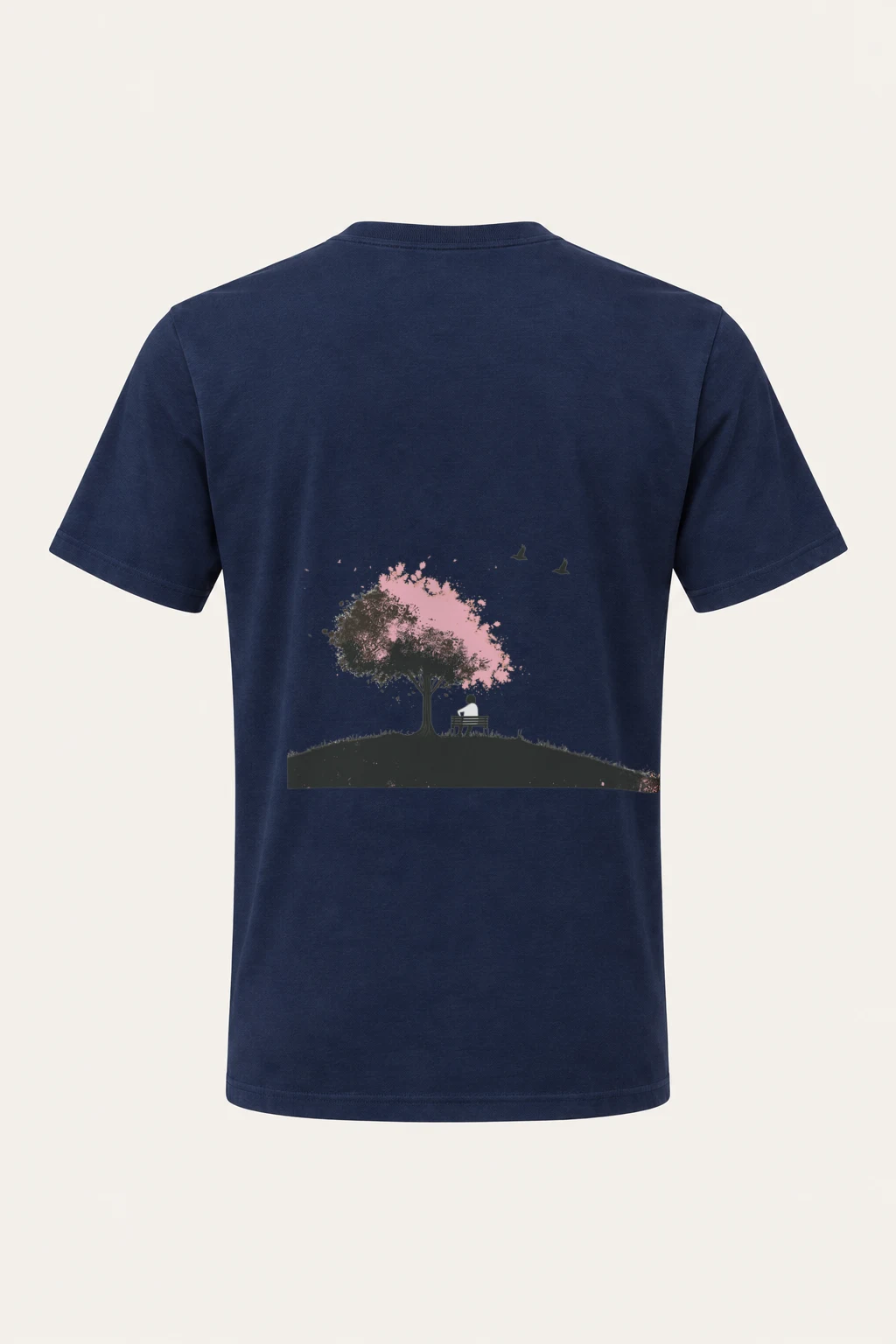 "Blossom Bench" Heavyweight Unisex Crewneck T-shirt | Gildan 5000