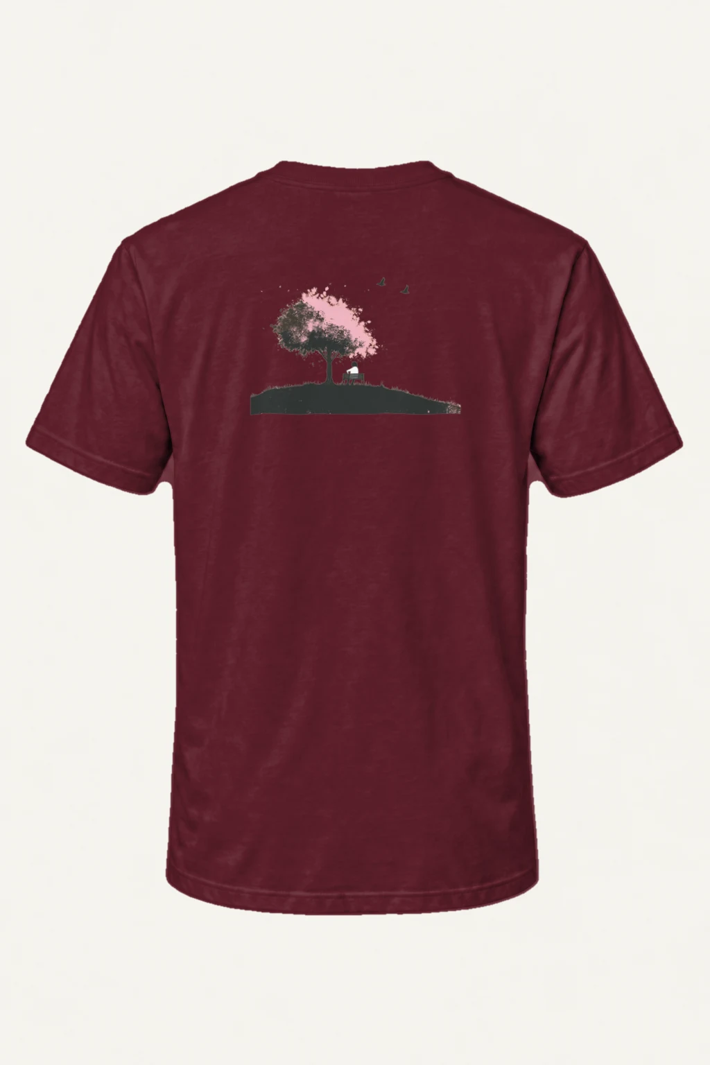 "Blossom Bench" Heavyweight Unisex Crewneck T-shirt | Gildan 5000
