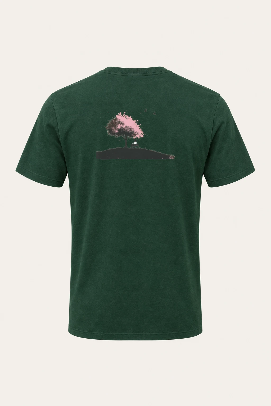 "Blossom Bench" Heavyweight Unisex Crewneck T-shirt | Gildan 5000