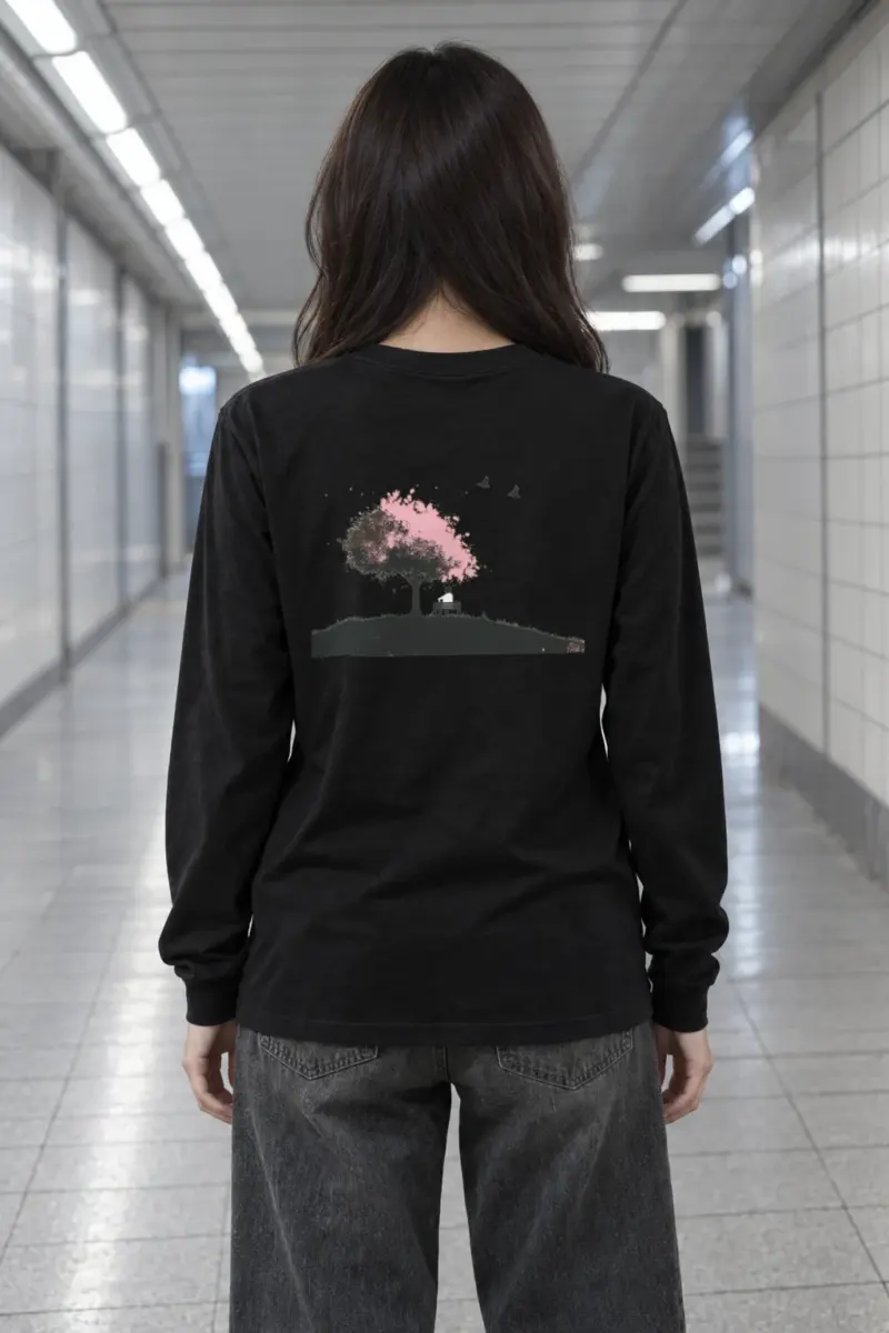 "Blossom Bench" Unisex Longsleeve T-shirt | Gildan 2400