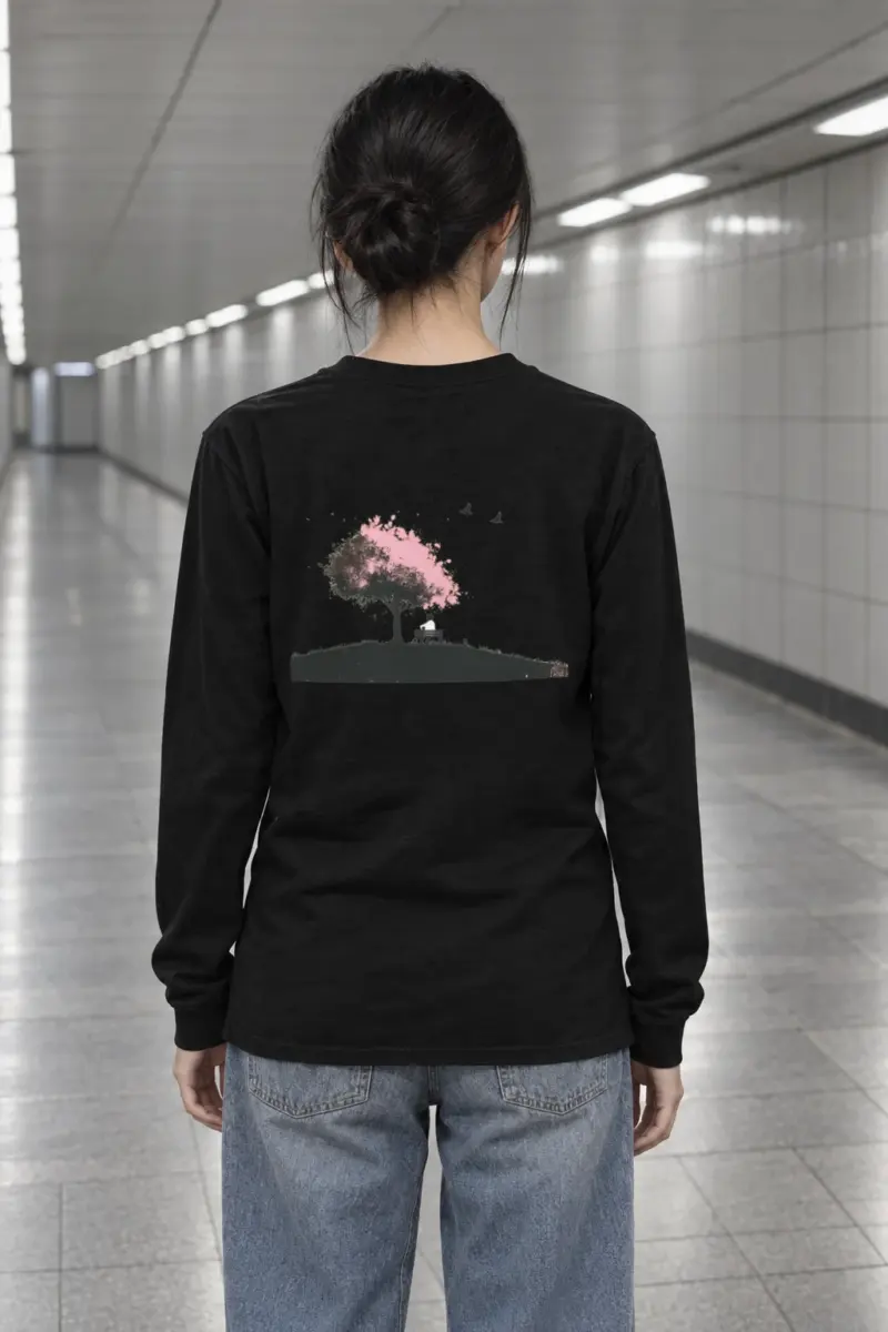 "Blossom Bench" Unisex Longsleeve T-shirt