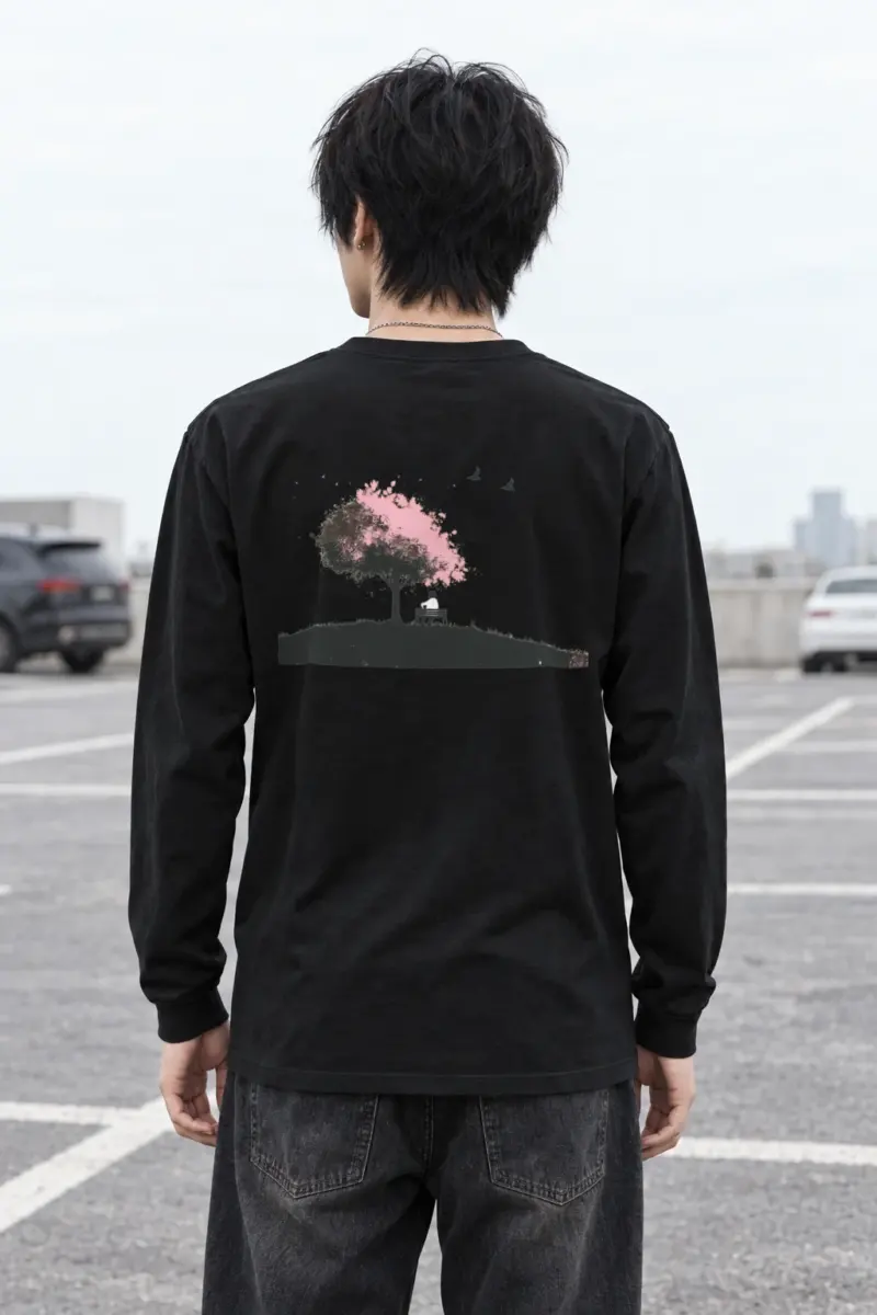 "Blossom Bench" Unisex Longsleeve T-shirt