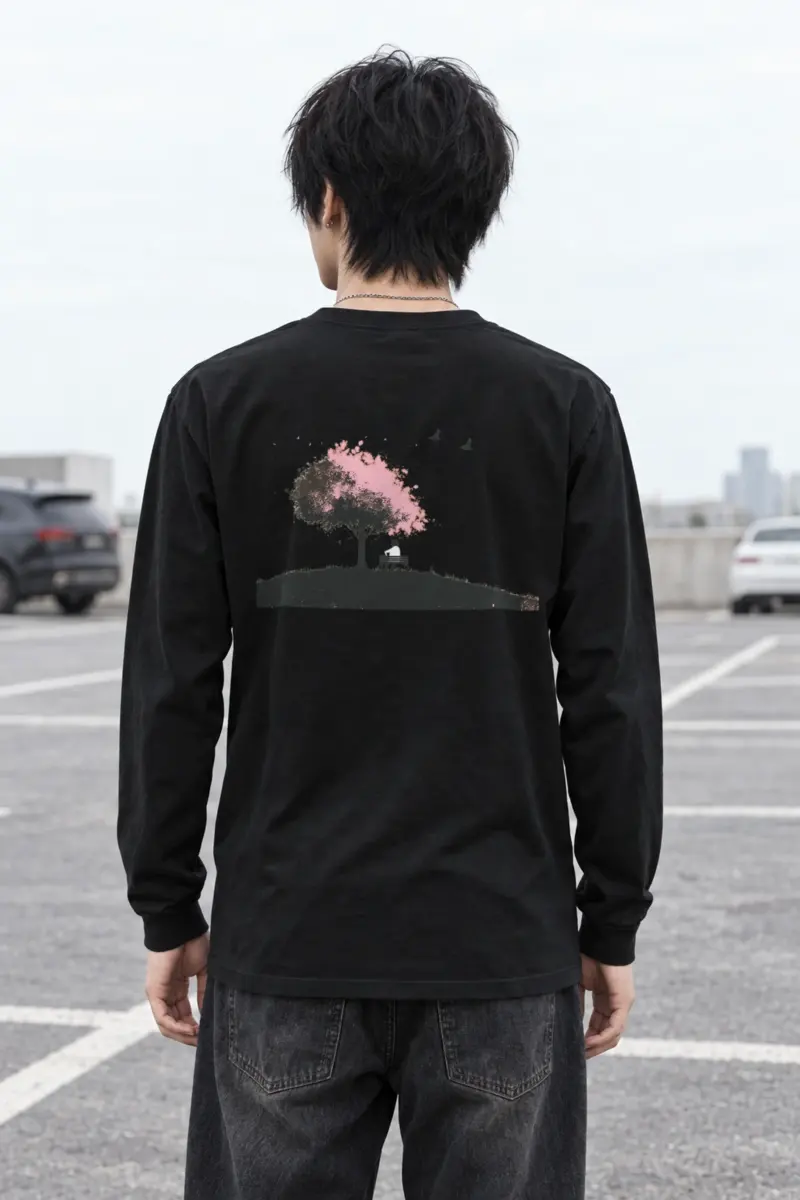 "Blossom Bench" Unisex Longsleeve T-shirt