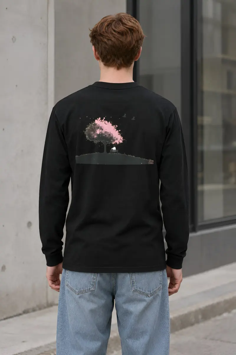 "Blossom Bench" Unisex Longsleeve T-shirt