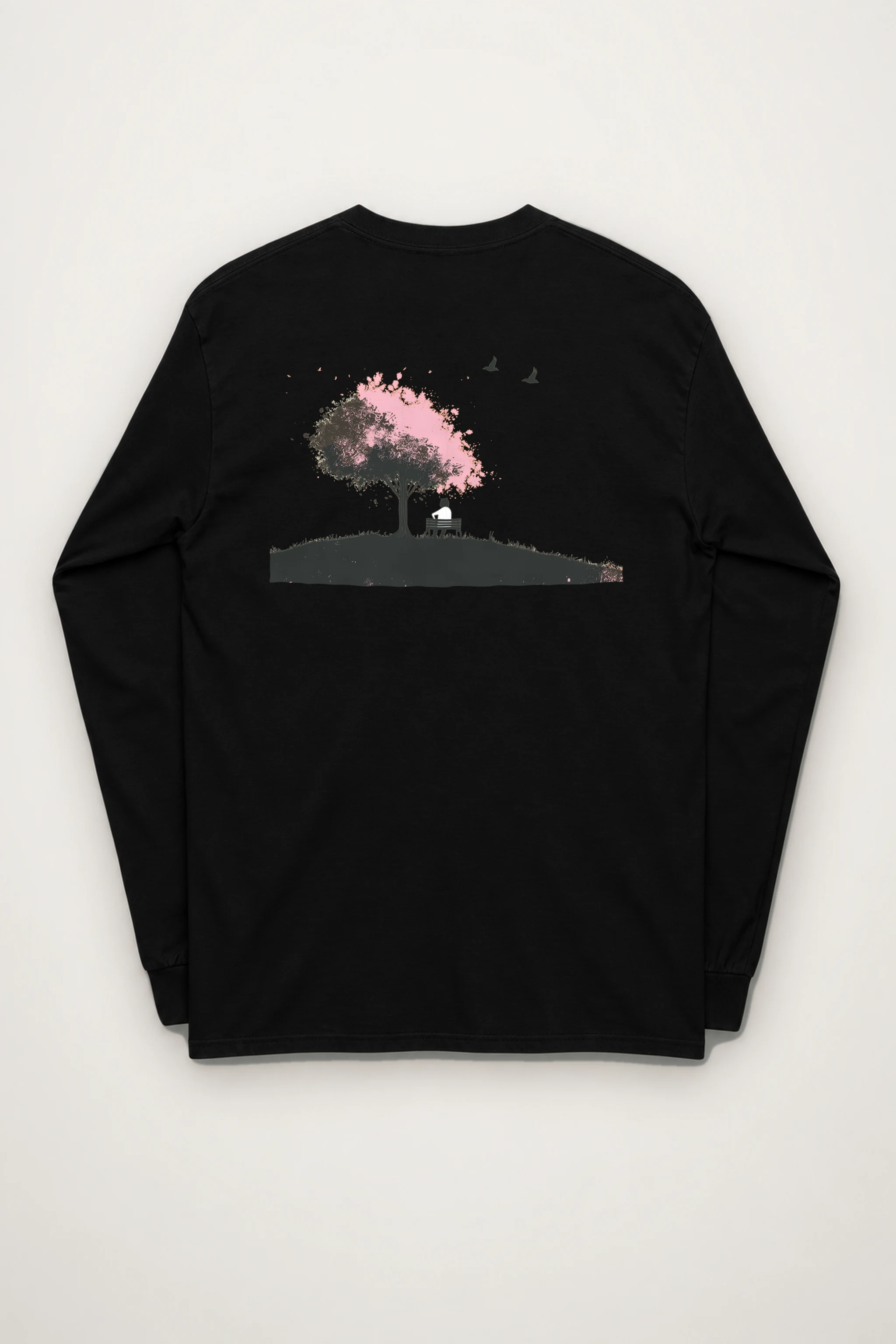 "Blossom Bench" Unisex Longsleeve T-shirt