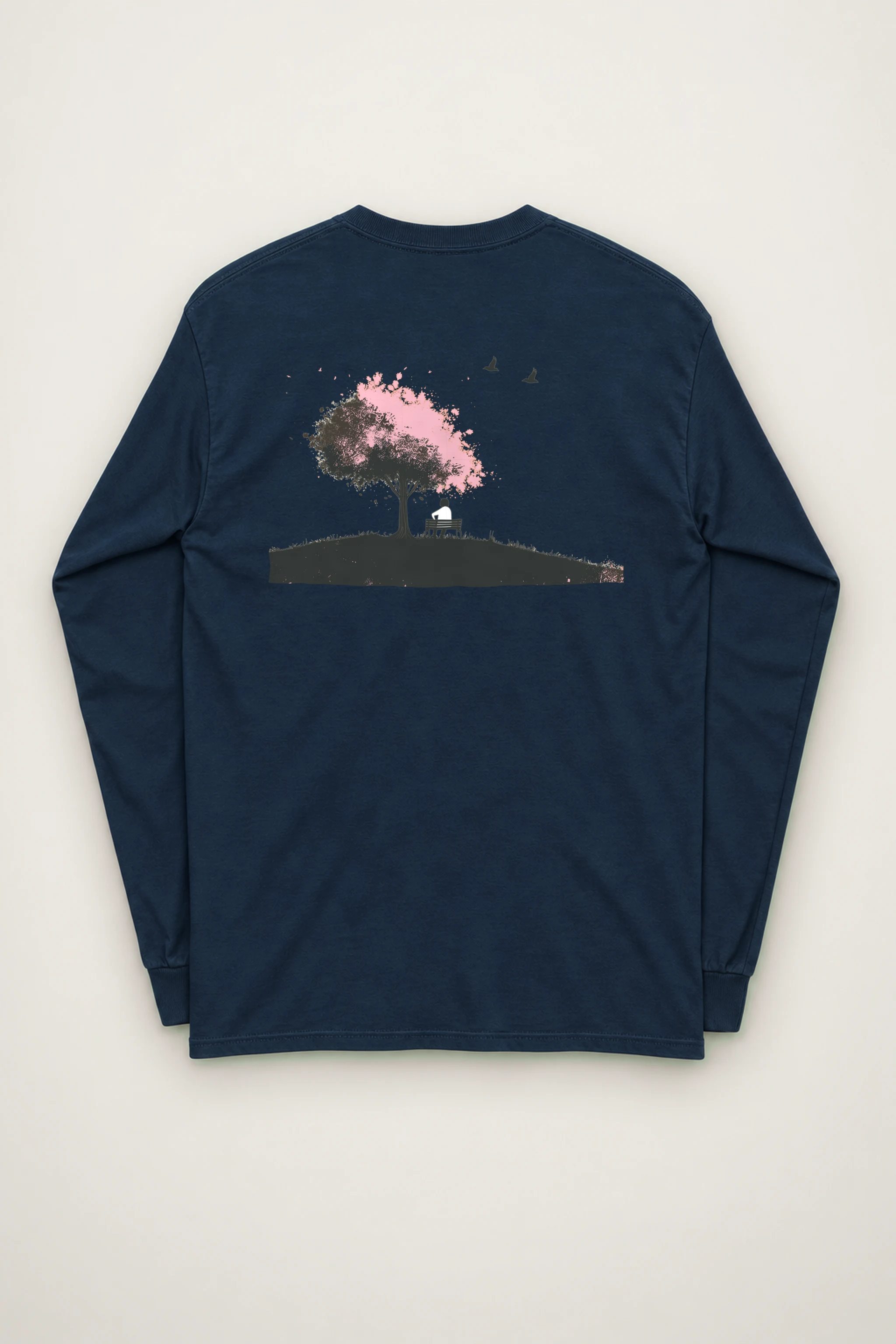 "Blossom Bench" Unisex Longsleeve T-shirt