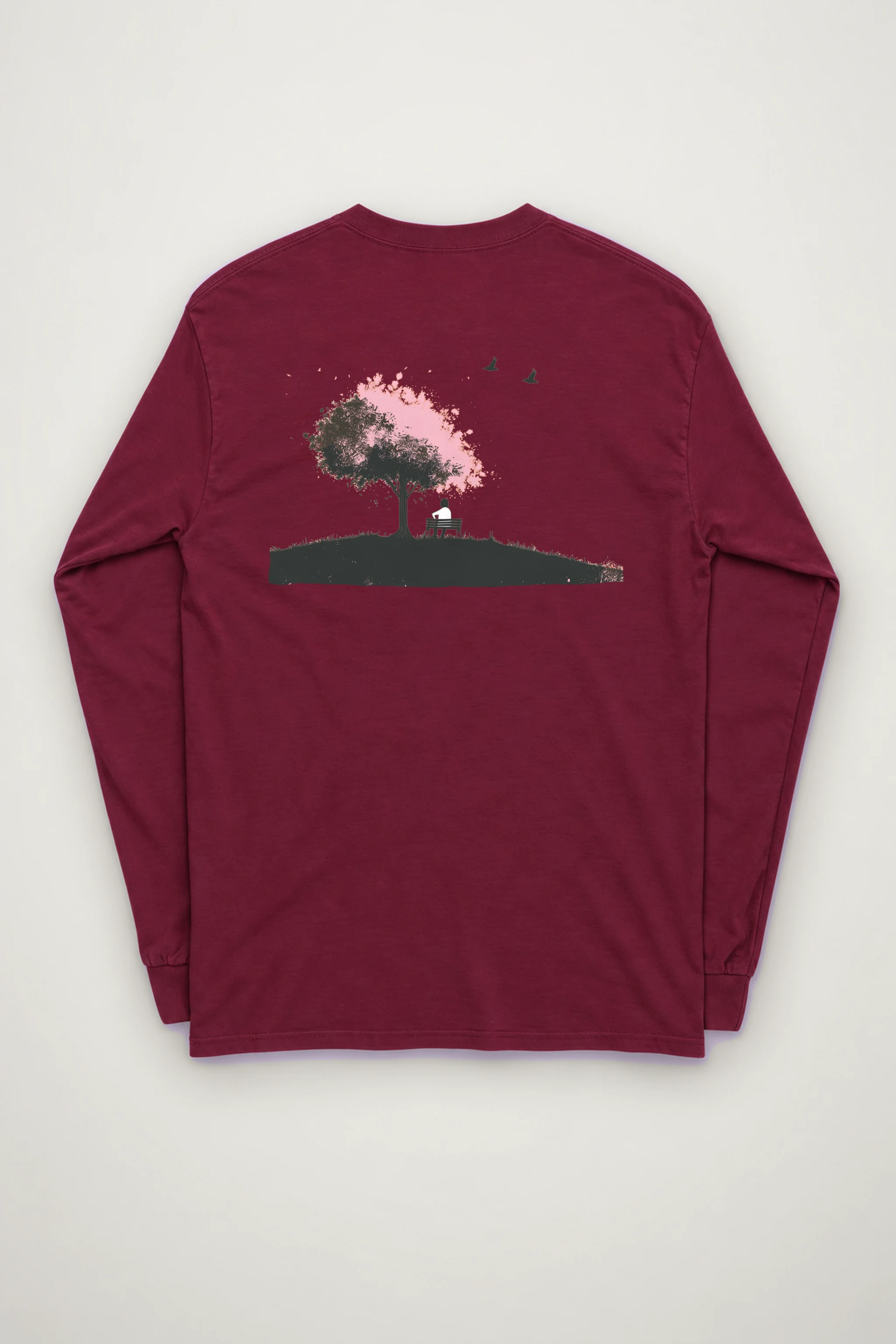 "Blossom Bench" Unisex Longsleeve T-shirt