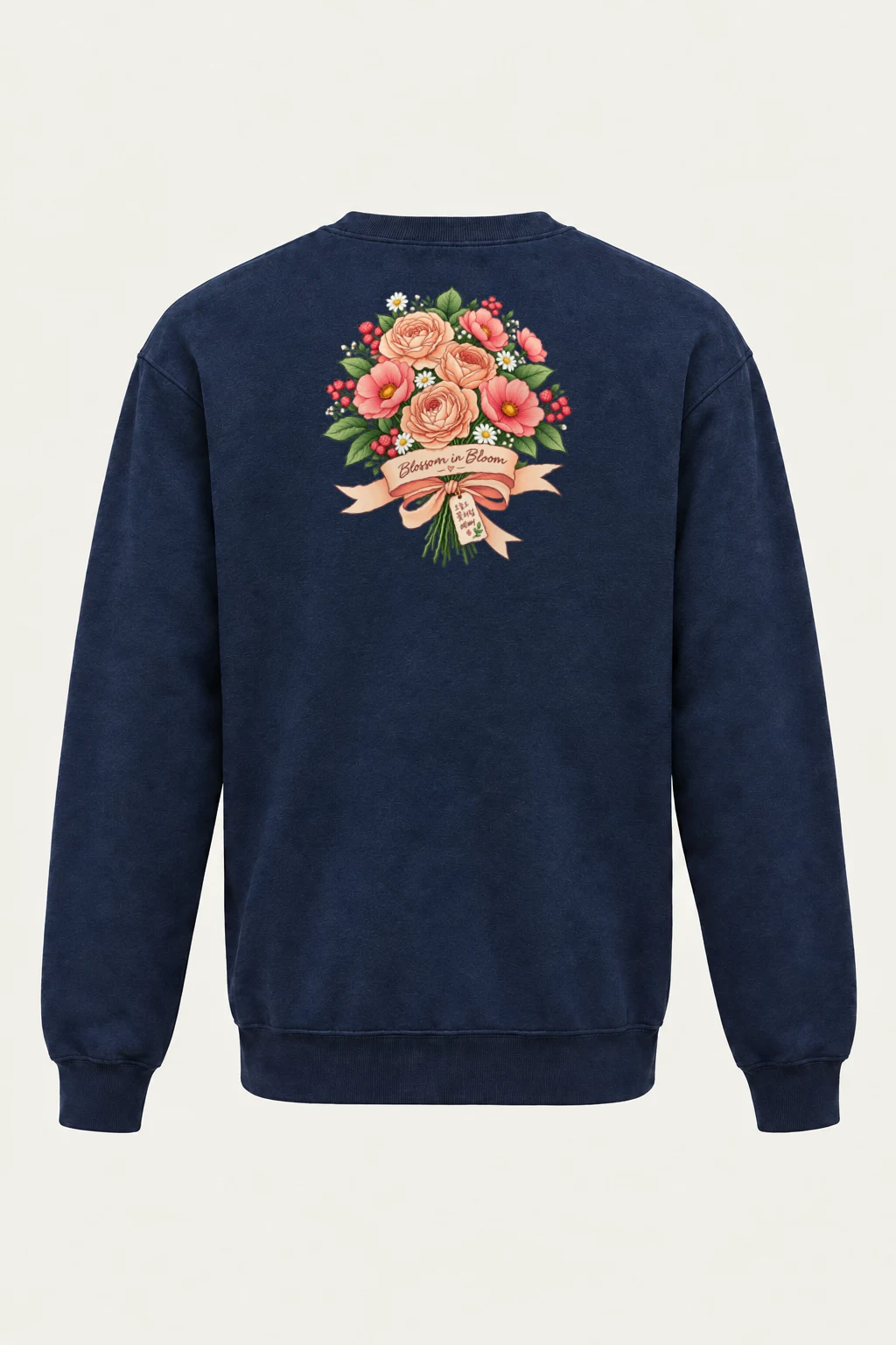 "Blossom In Bloom" Heavy Blend Unisex Crewneck Sweatshirt | Gildan 18000