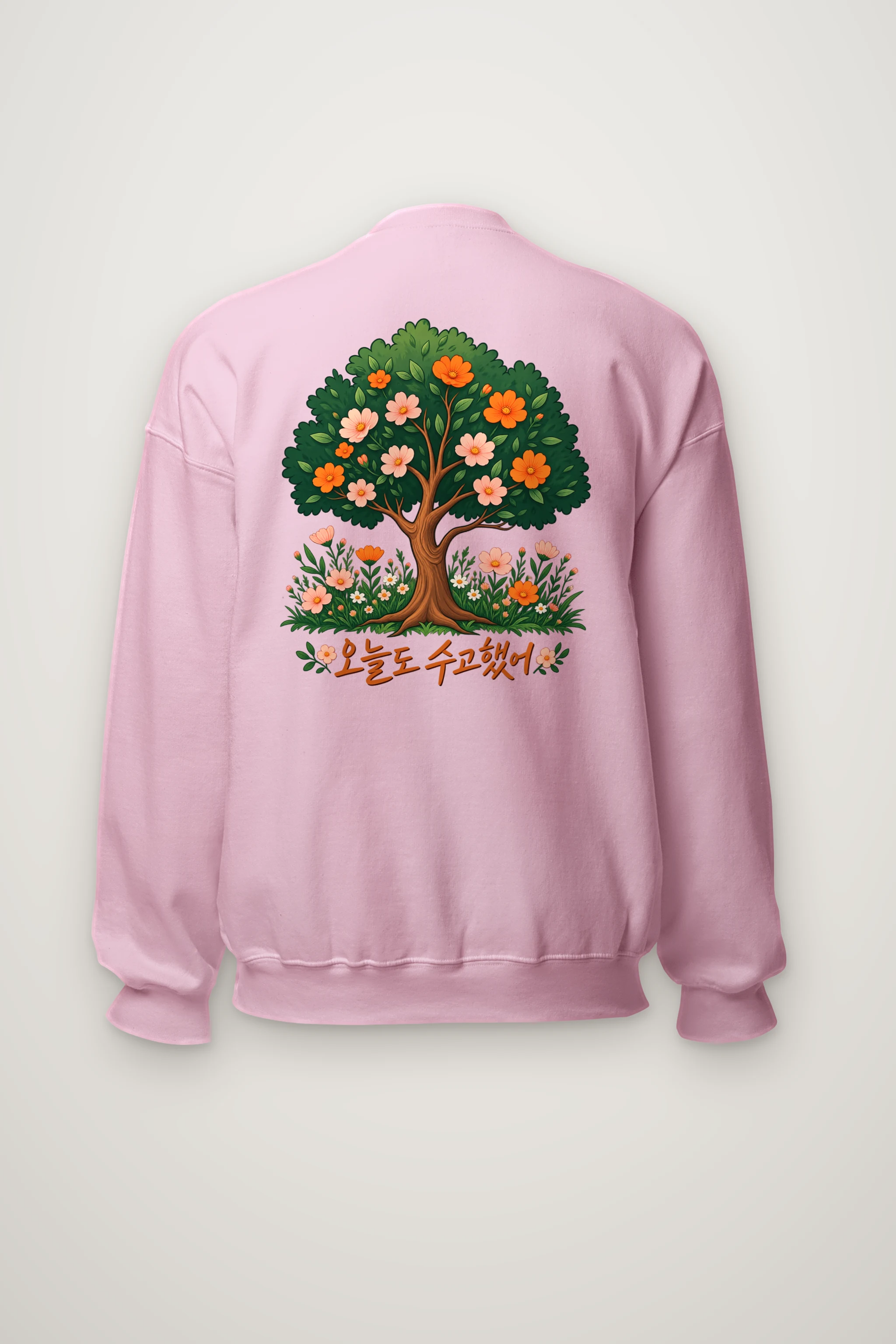 "Blossom Meadow" Heavy Blend Unisex Crewneck Sweatshirt