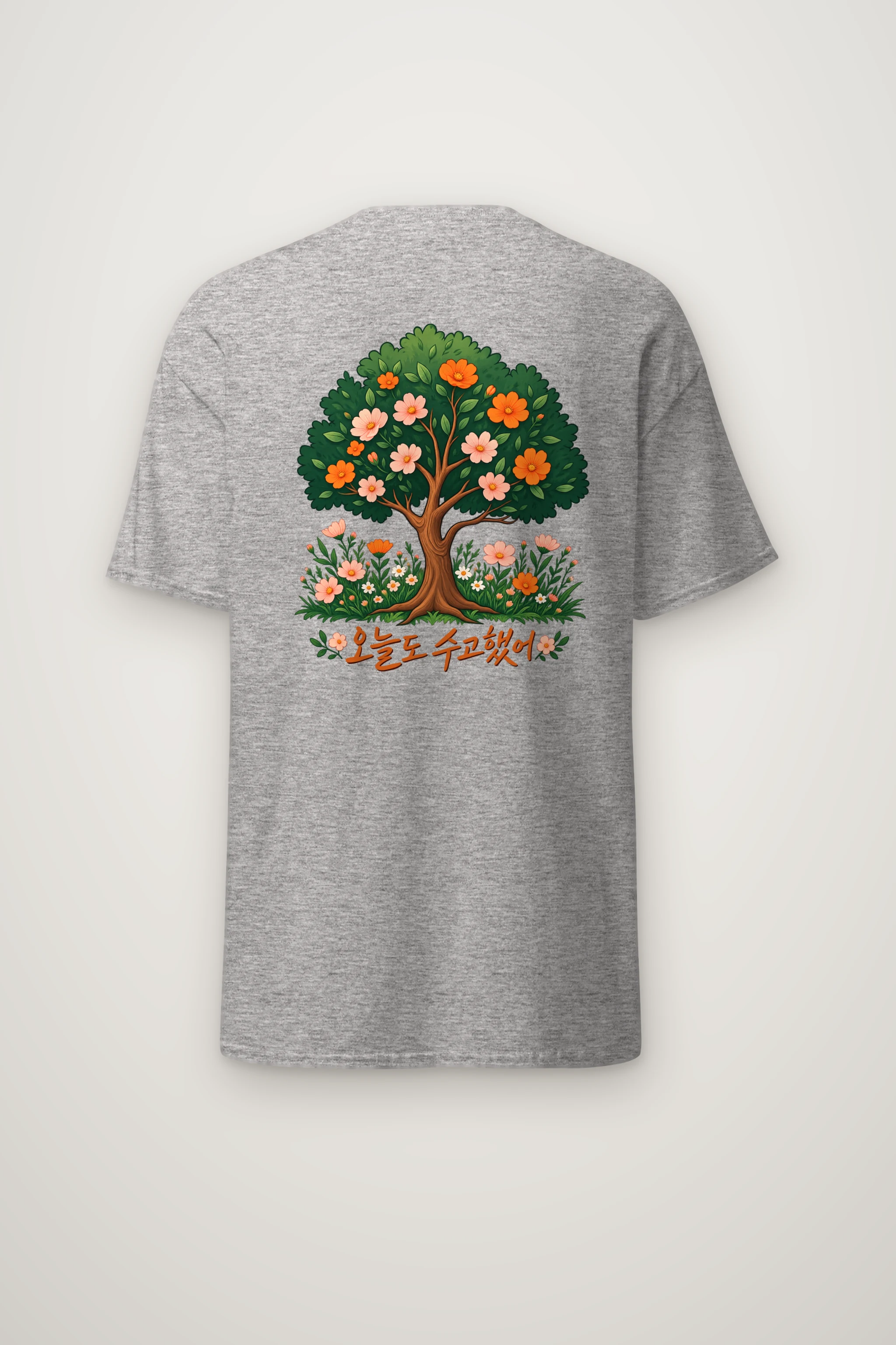 "Blossom Meadow" Heavyweight Unisex Crewneck T-shirt