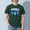 "Blue Hour Trio" Heavyweight Unisex Crewneck T-shirt