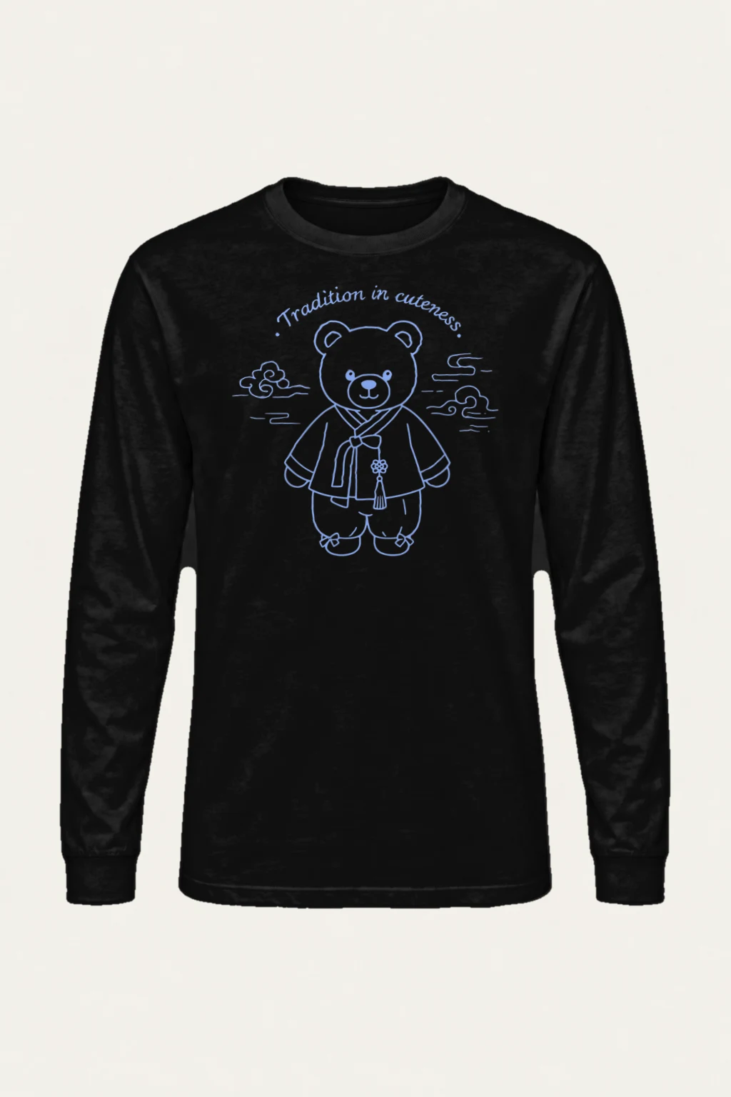 "Blue Kimono Bear" Unisex Longsleeve T-shirt | Gildan 2400