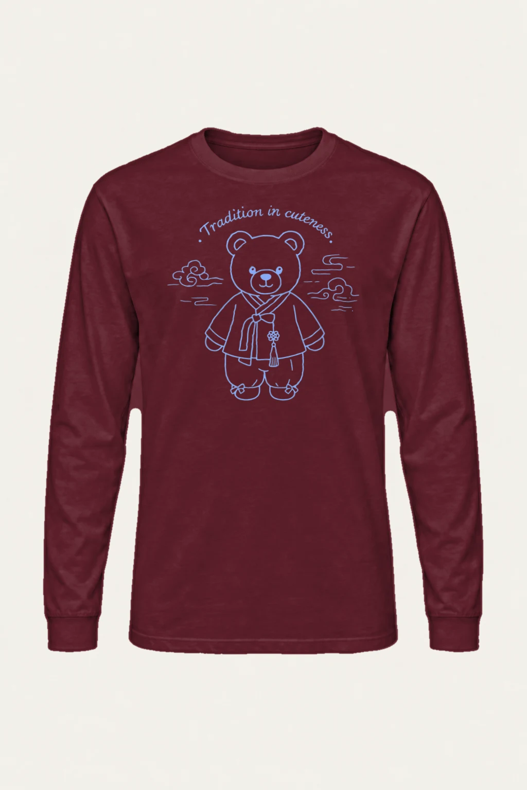 "Blue Kimono Bear" Unisex Longsleeve T-shirt | Gildan 2400