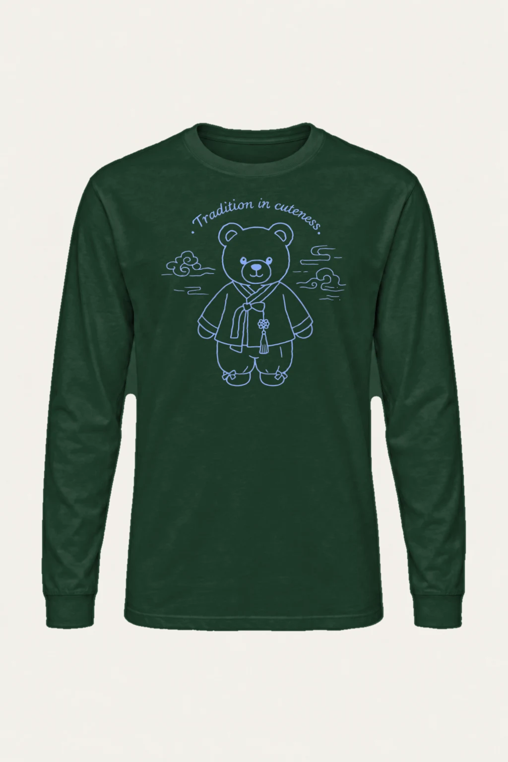 "Blue Kimono Bear" Unisex Longsleeve T-shirt | Gildan 2400