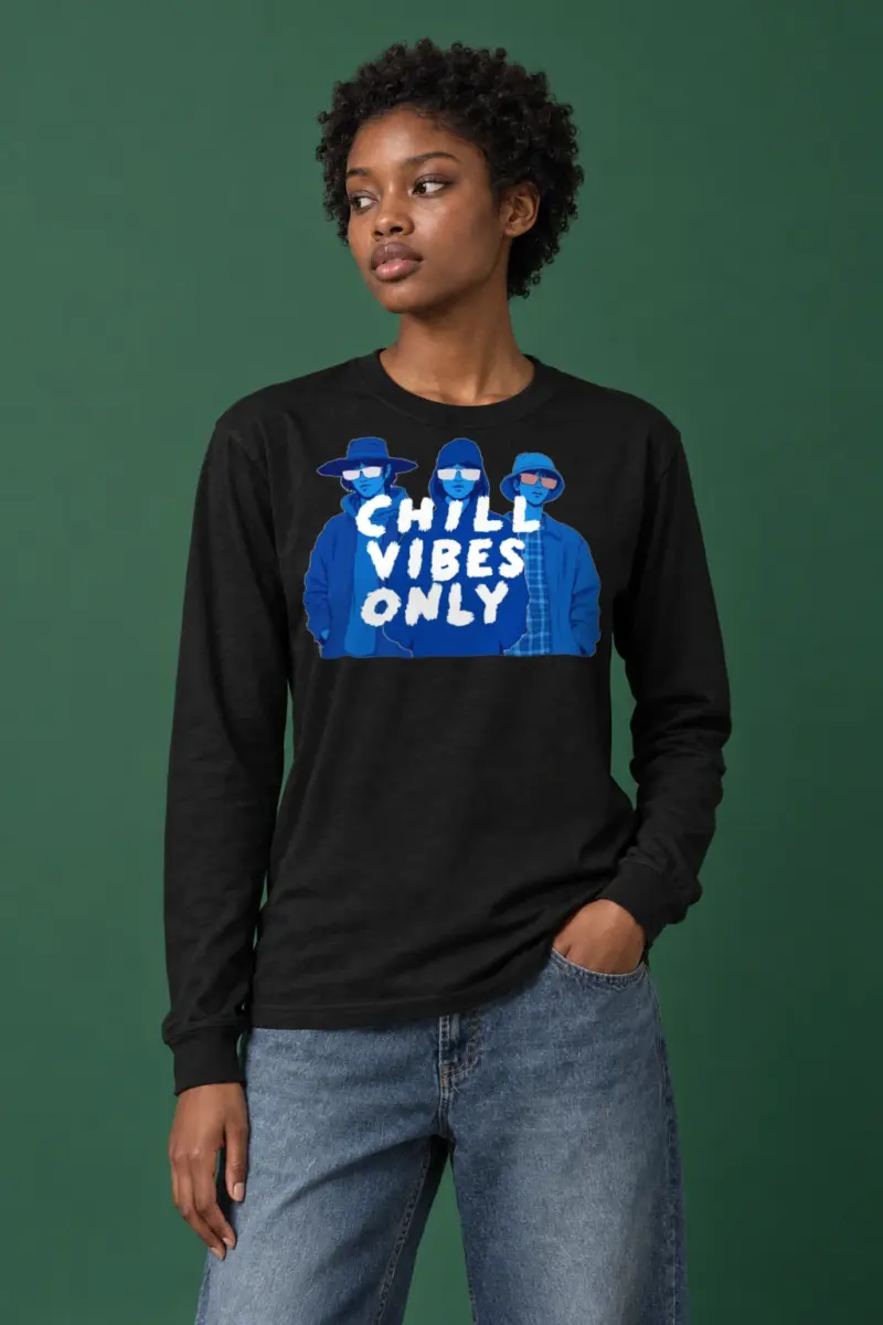 "Blue Shade Society" Unisex Longsleeve T-shirt | Gildan 2400