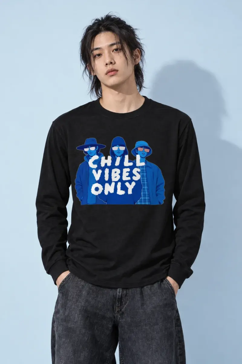 "Blue Shade Society" Unisex Longsleeve T-shirt | Gildan 2400