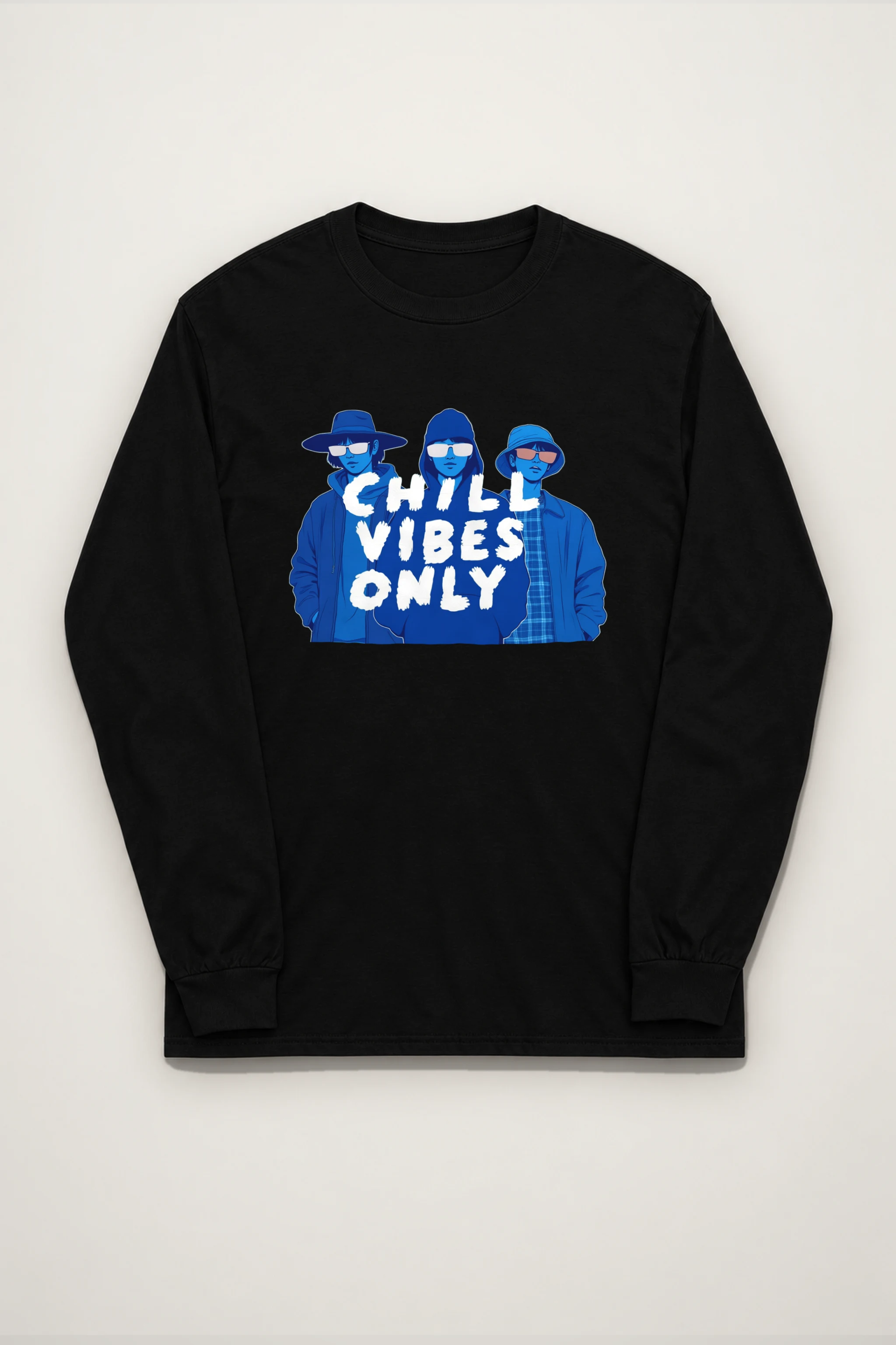 "Blue Shade Society" Unisex Longsleeve T-shirt