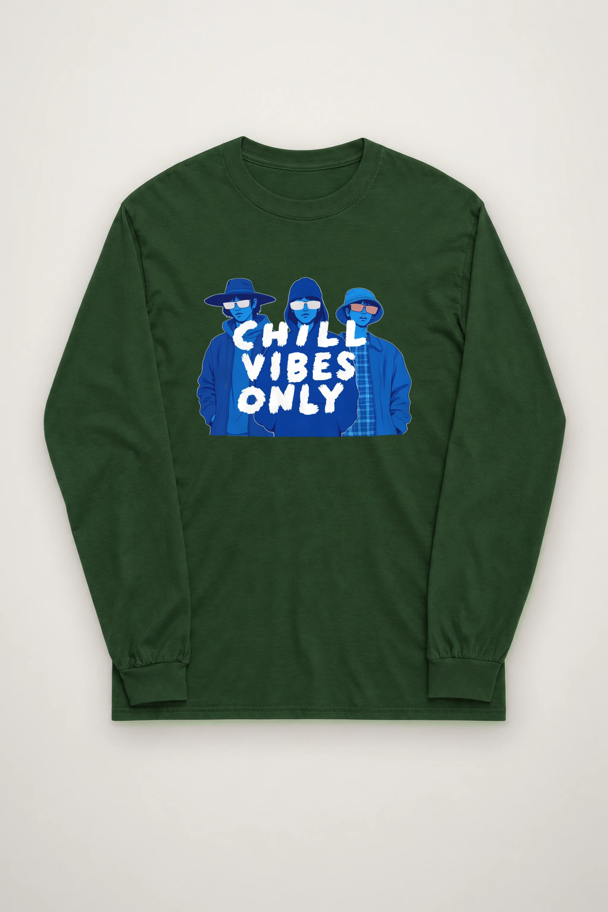 "Blue Shade Society" Unisex Longsleeve T-shirt