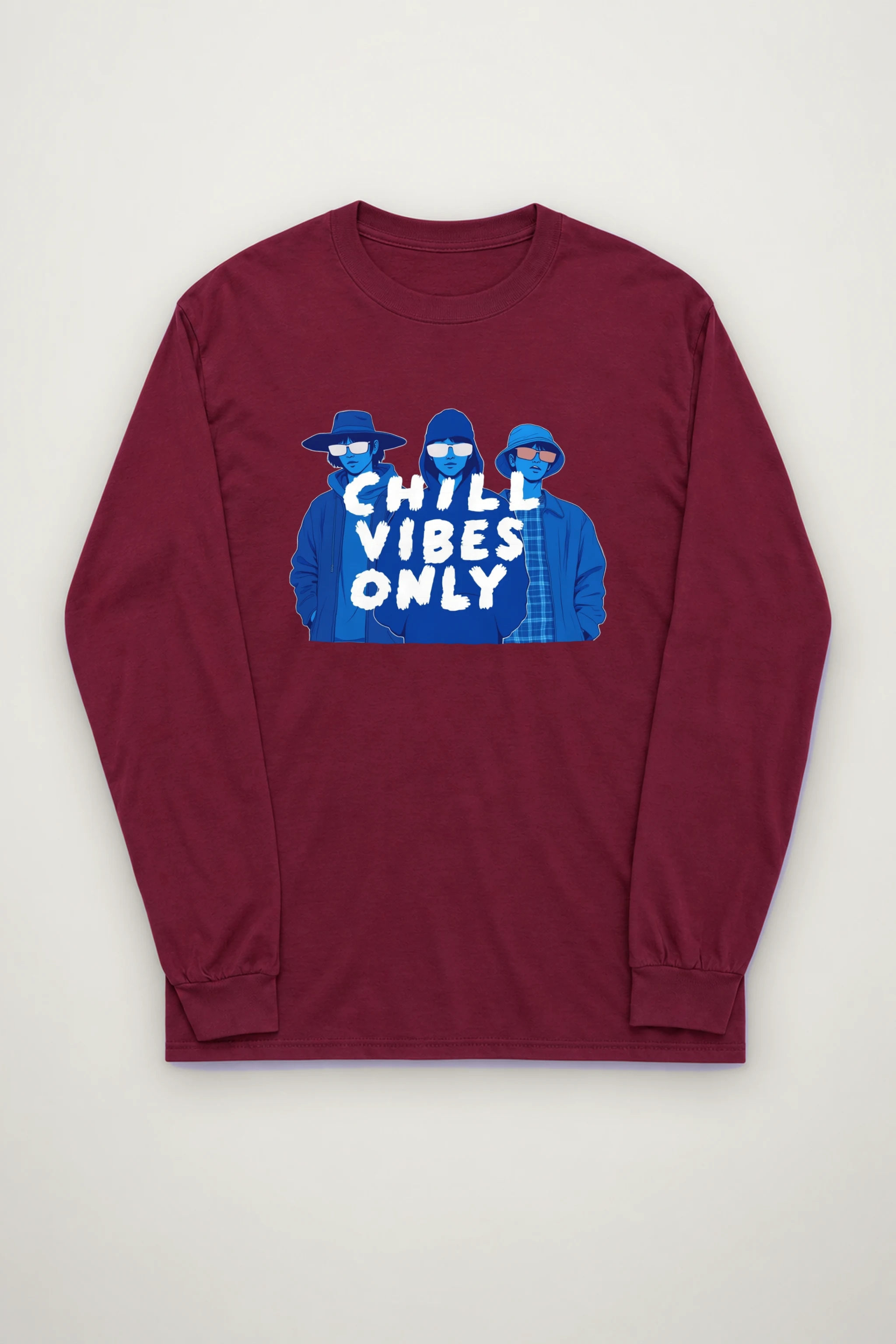 "Blue Shade Society" Unisex Longsleeve T-shirt