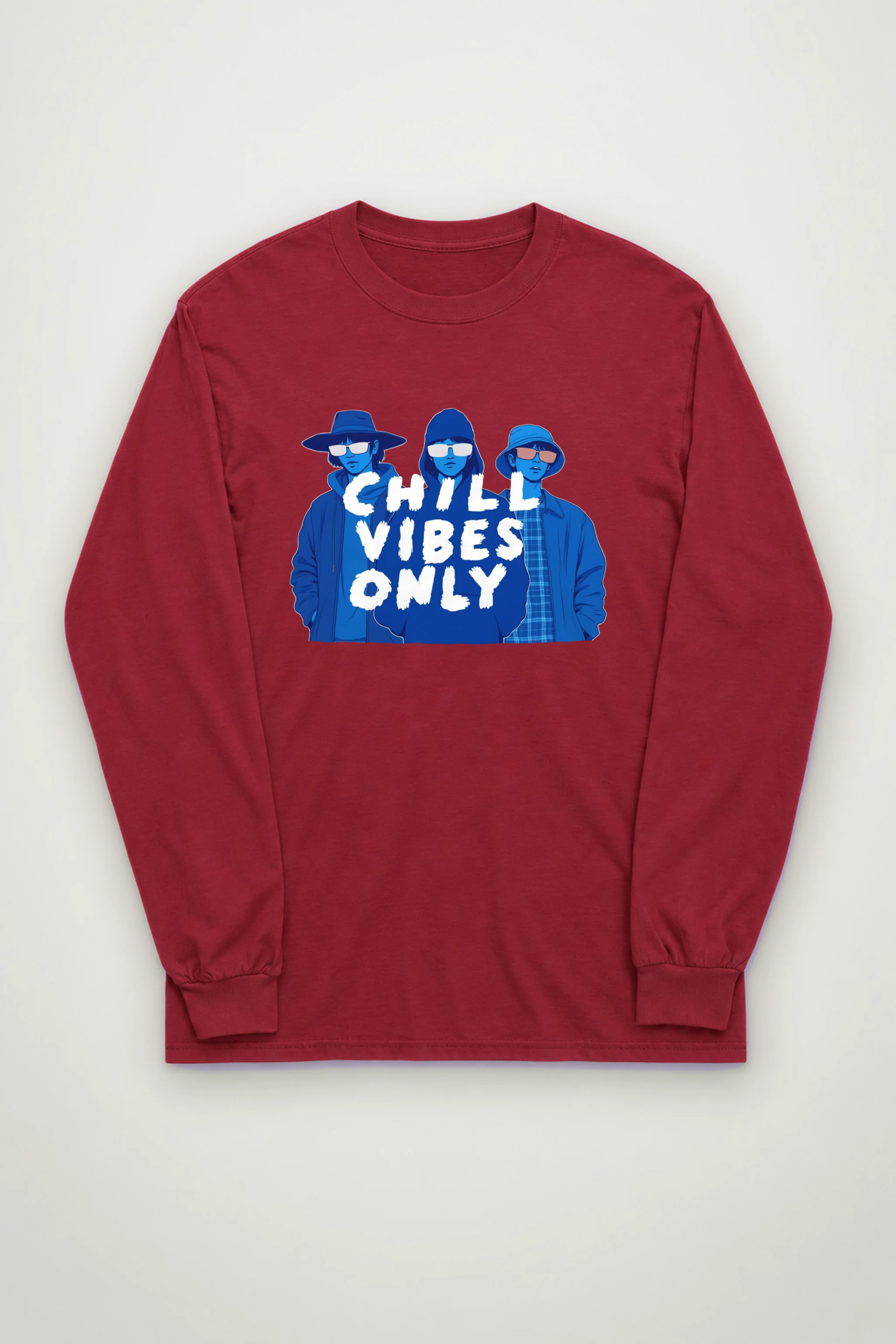 "Blue Shade Society" Unisex Longsleeve T-shirt