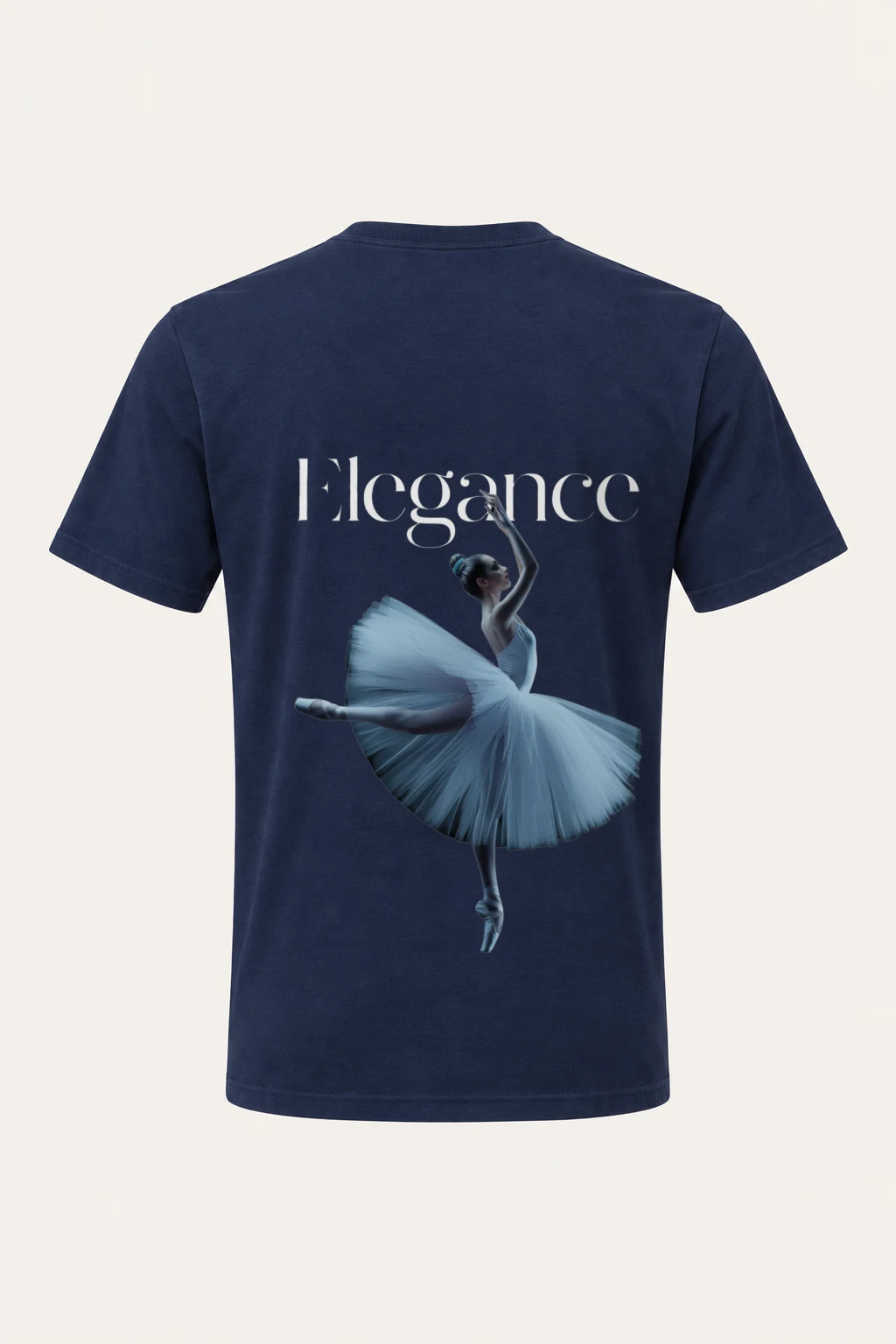 "Blue Tutu Elegance" Heavyweight Unisex Crewneck T-shirt | Gildan 5000