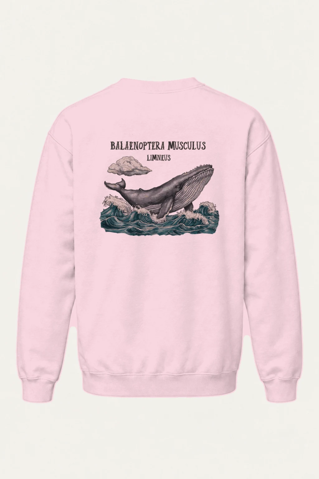 "Blue Whale Engraving" Heavy Blend Unisex Crewneck Sweatshirt | Gildan 18000