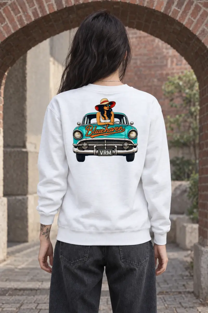 "Bluehaven Drive" Heavy Blend Unisex Crewneck Sweatshirt