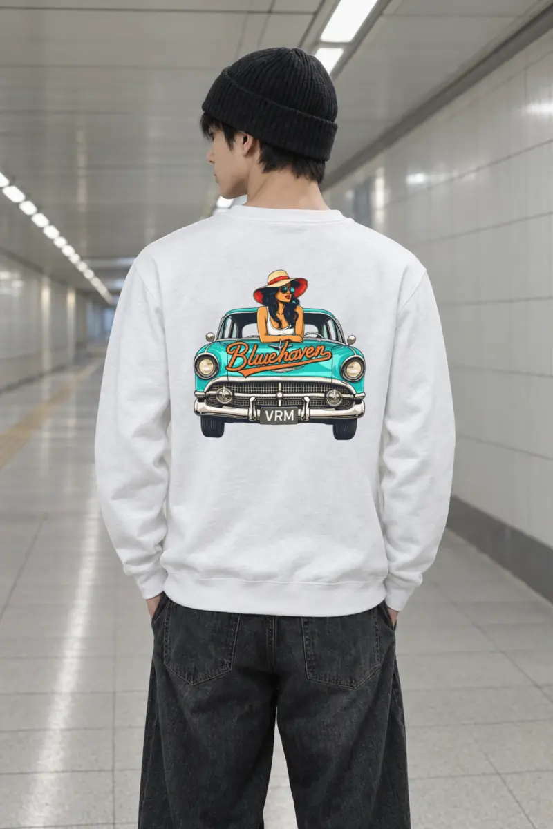 "Bluehaven Drive" Heavy Blend Unisex Crewneck Sweatshirt