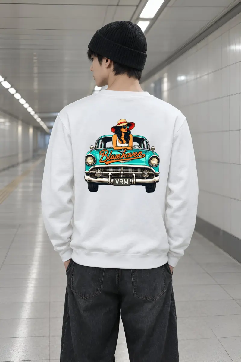 "Bluehaven Drive" Heavy Blend Unisex Crewneck Sweatshirt