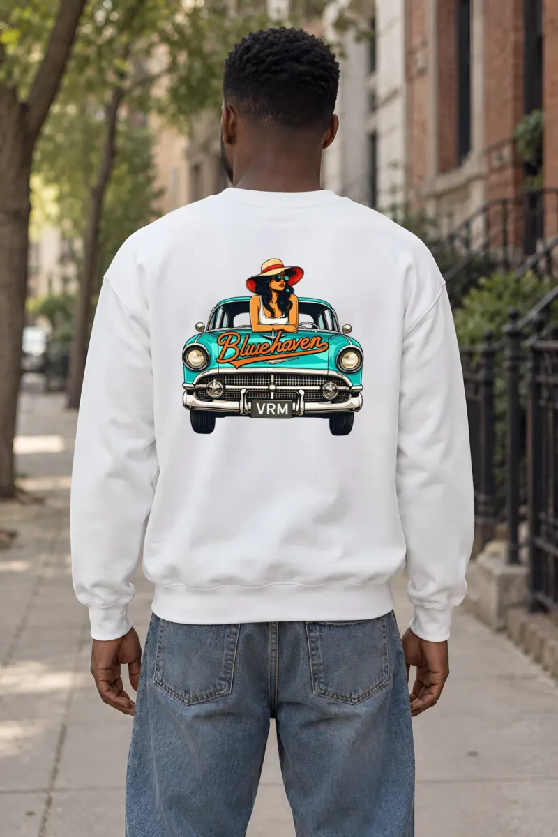 "Bluehaven Drive" Heavy Blend Unisex Crewneck Sweatshirt