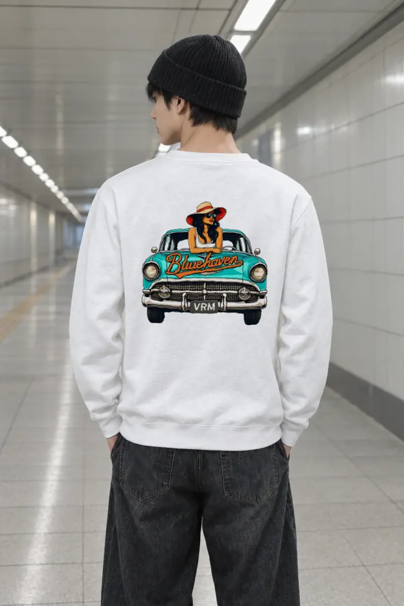 "Bluehaven Drive" Heavy Blend Unisex Crewneck Sweatshirt