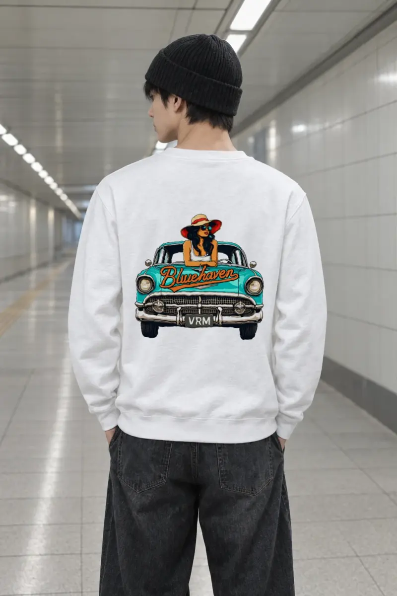"Bluehaven Drive" Heavy Blend Unisex Crewneck Sweatshirt