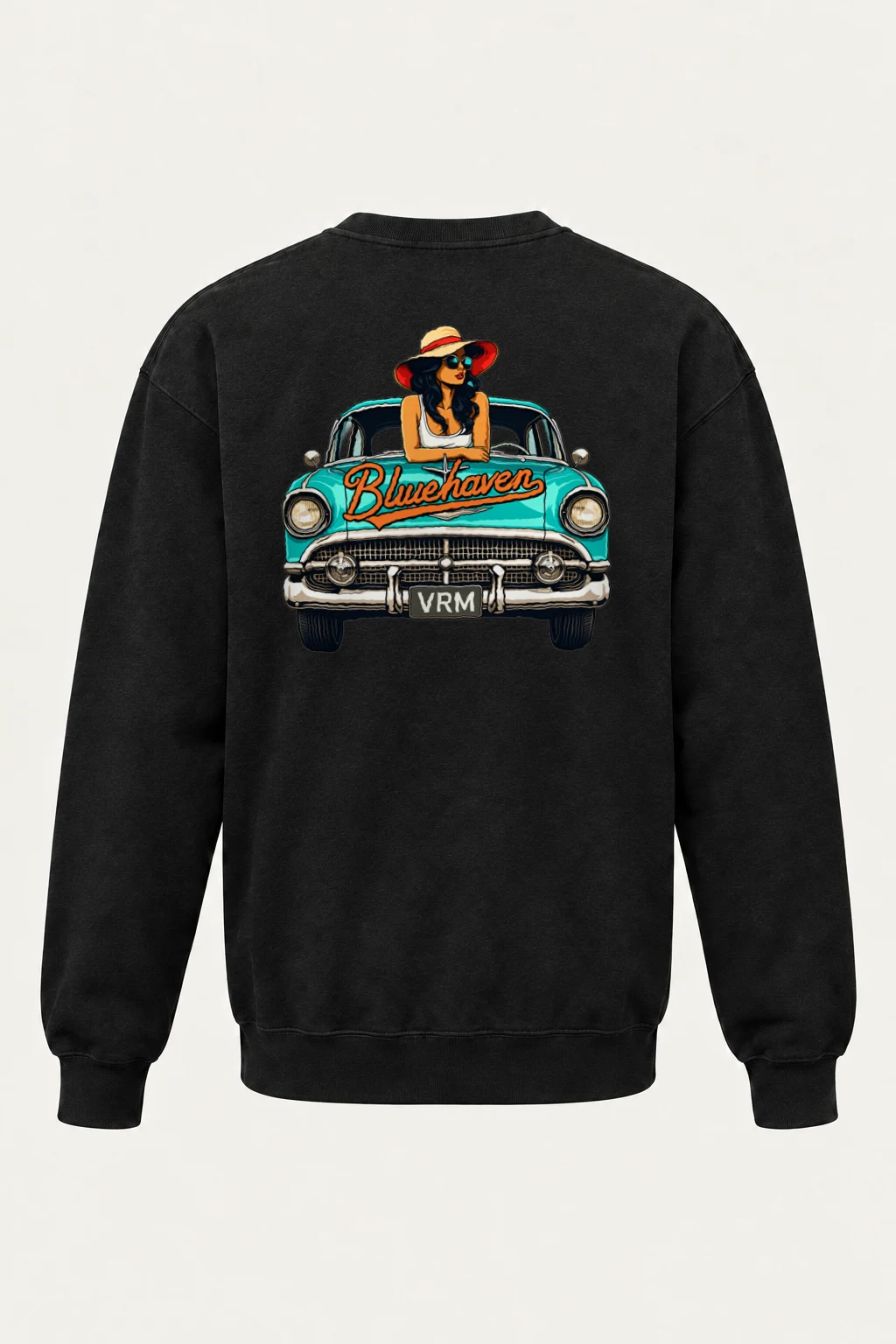 "Bluehaven Drive" Heavy Blend Unisex Crewneck Sweatshirt | Gildan 18000
