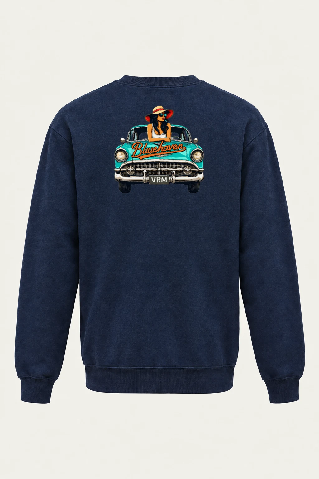 "Bluehaven Drive" Heavy Blend Unisex Crewneck Sweatshirt | Gildan 18000