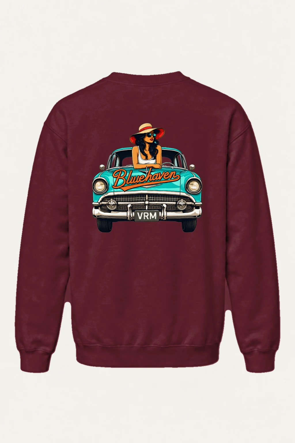 "Bluehaven Drive" Heavy Blend Unisex Crewneck Sweatshirt | Gildan 18000
